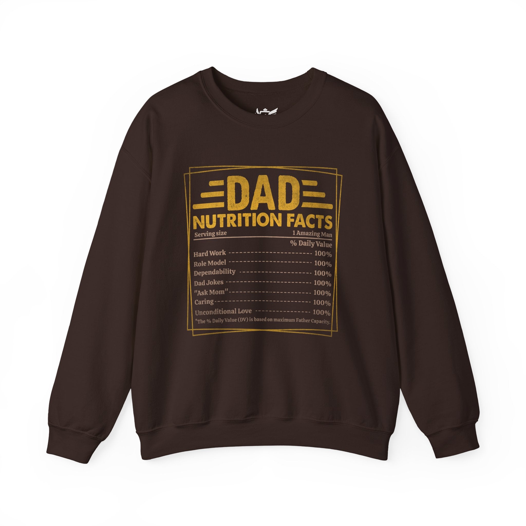 Dad Nutrition Facts Heavy Blend™ Crewneck Sweatshirt