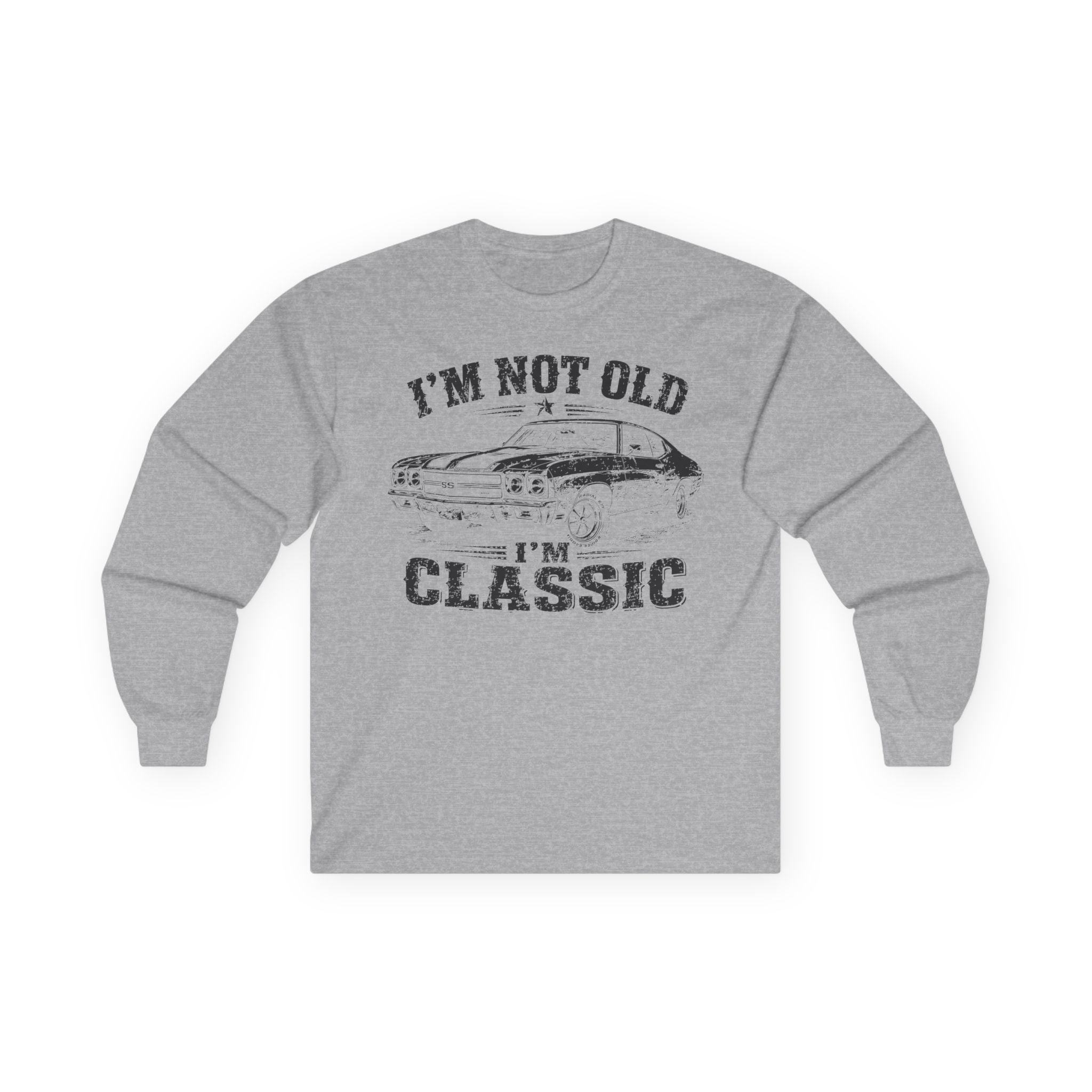 Not Old, Classic Cotton Long Sleeve Tee