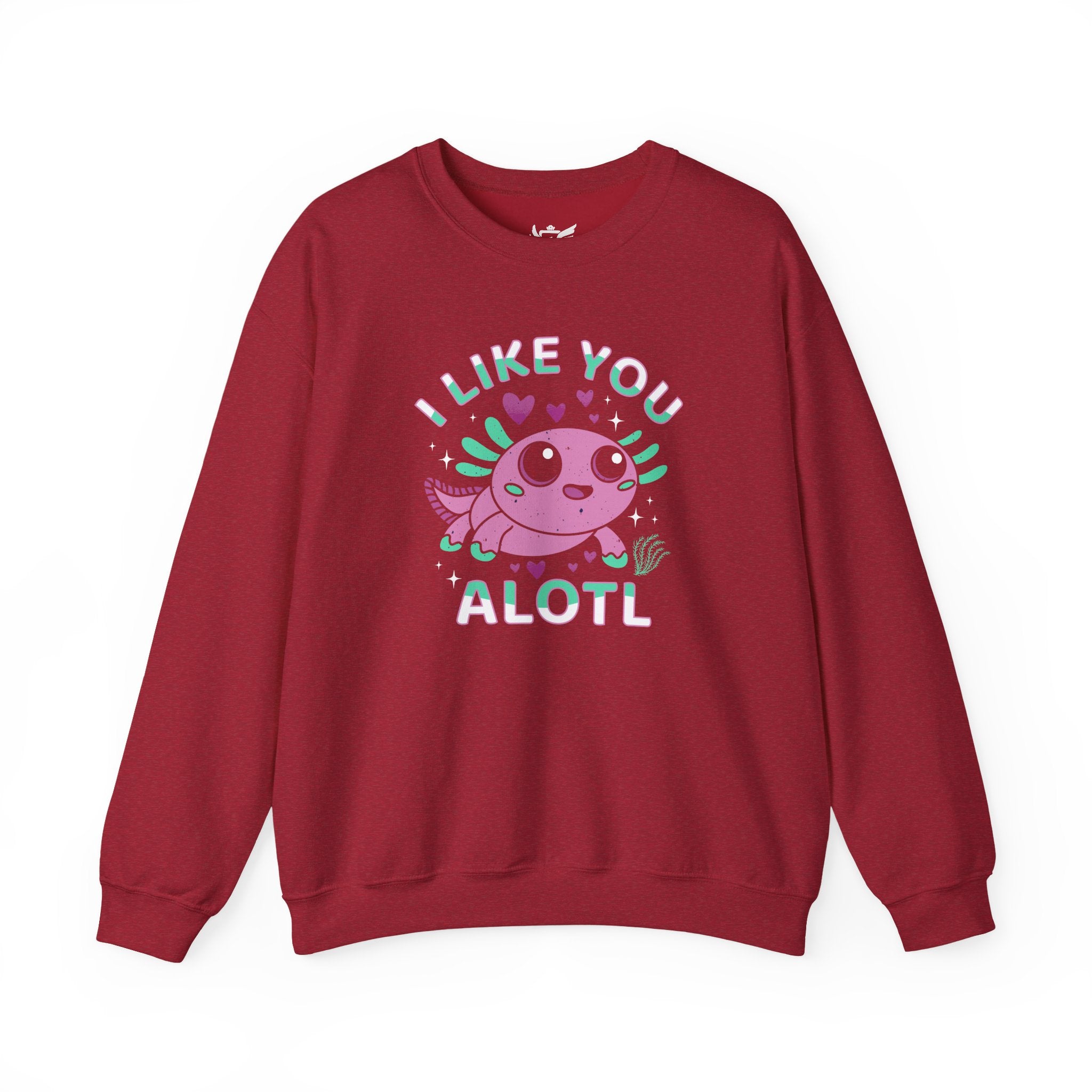 I Like You Alotl Heavy Blend™ Crewneck Sweatshirt