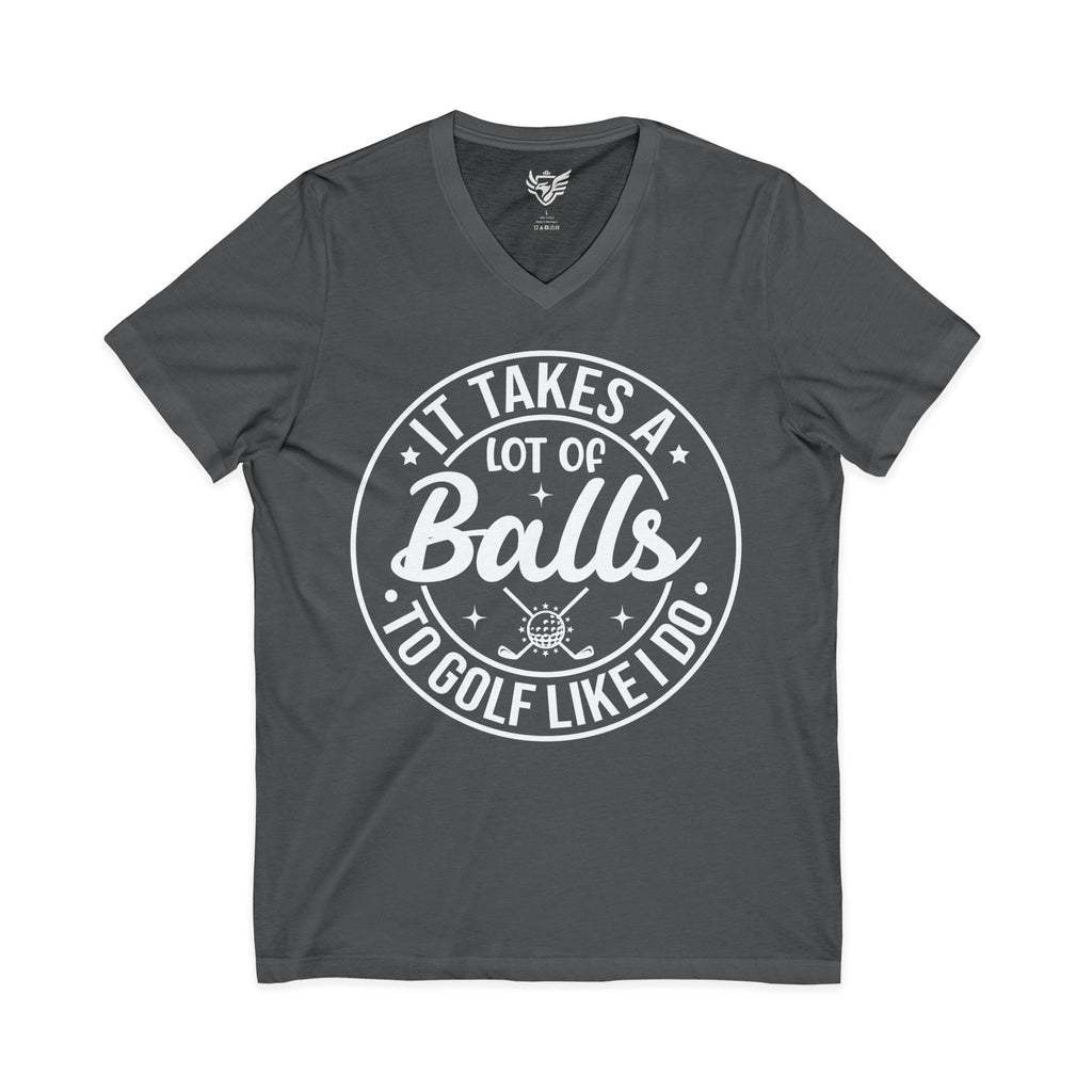Golf Like I Do Jersey Short Sleeve V-Neck Tee