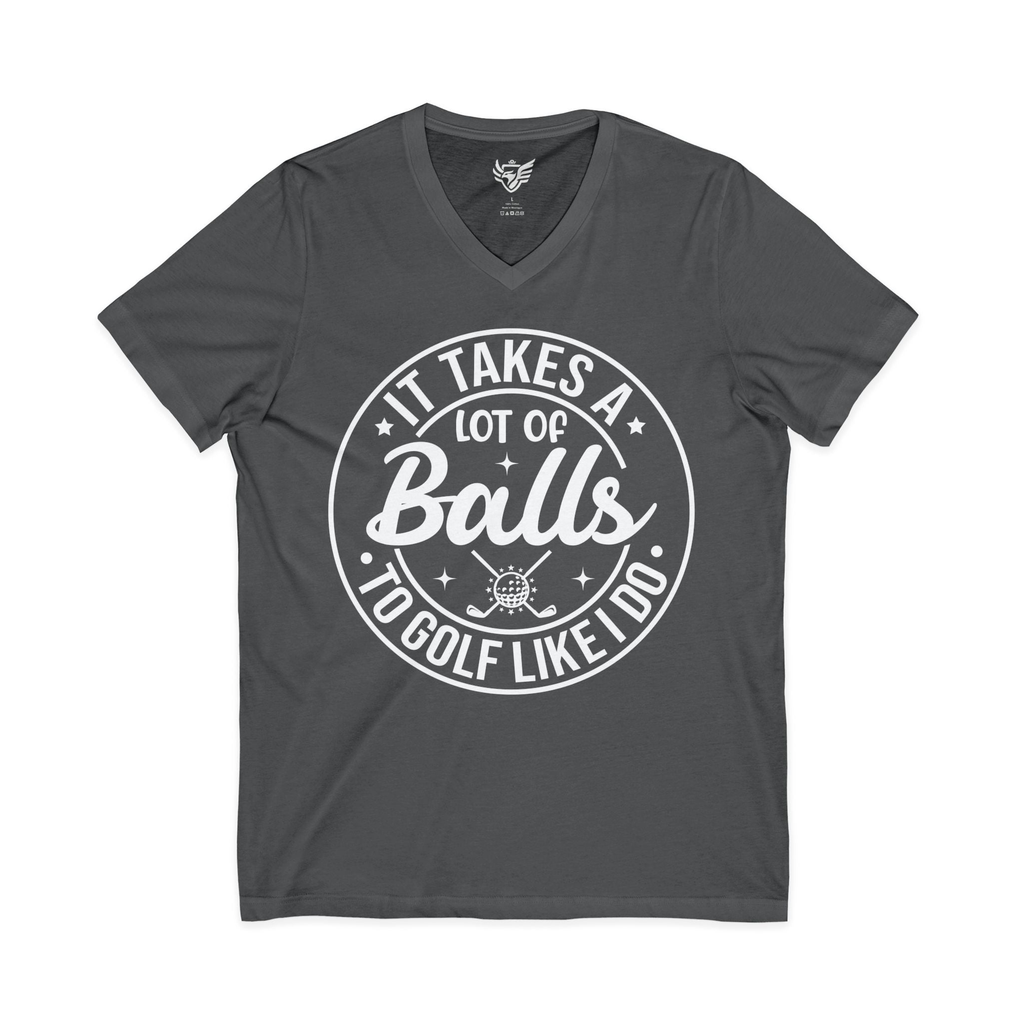 Golf Like I Do Jersey Short Sleeve V-Neck Tee