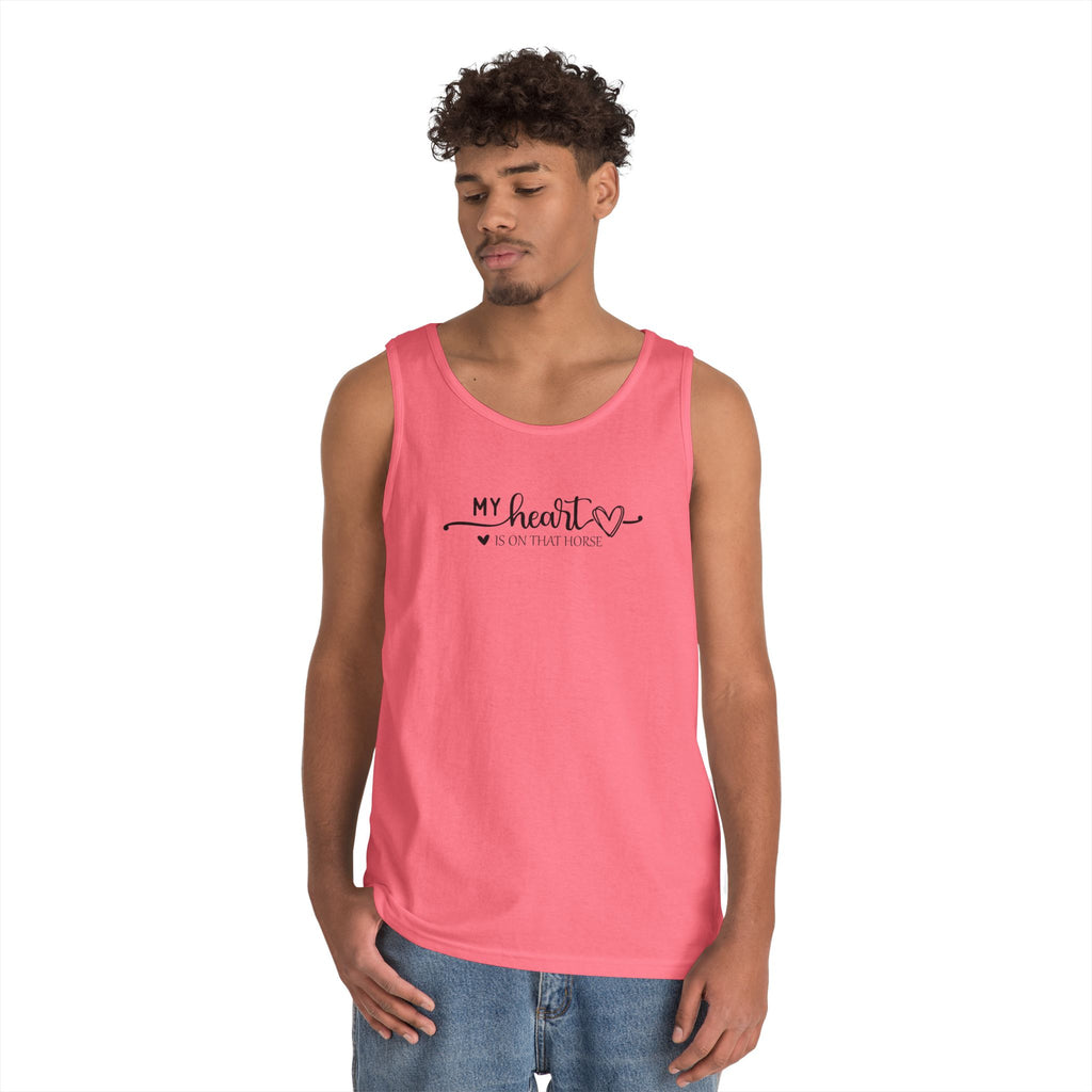 Heart on Horse Heavy Cotton Tank Top