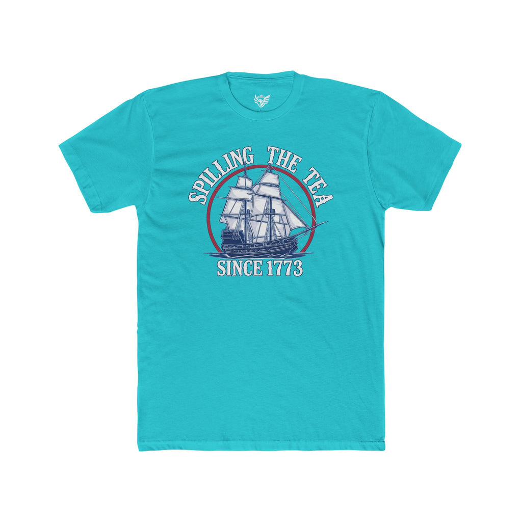 Spilling The Tea Cotton Crew Tee