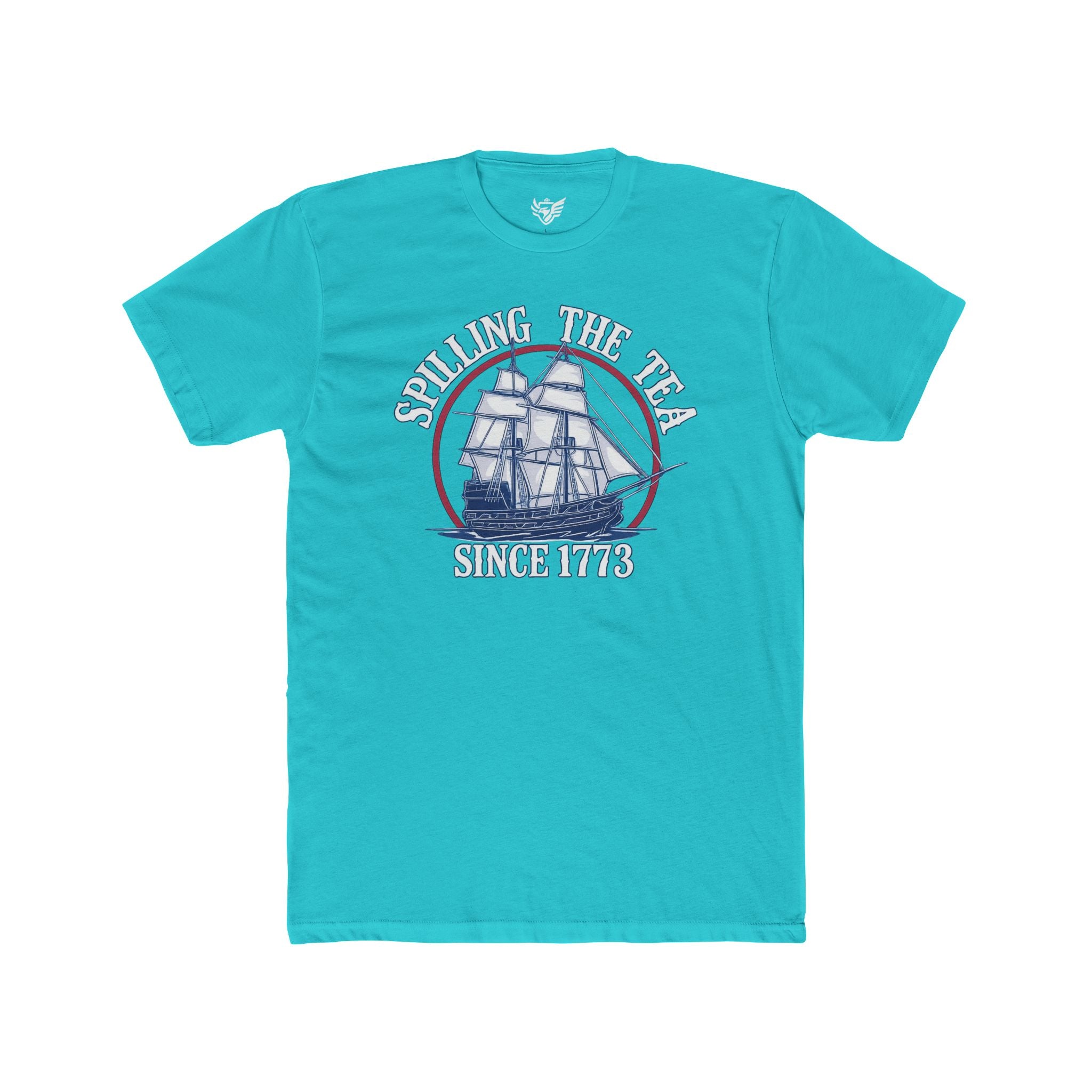 Spilling The Tea Cotton Crew Tee
