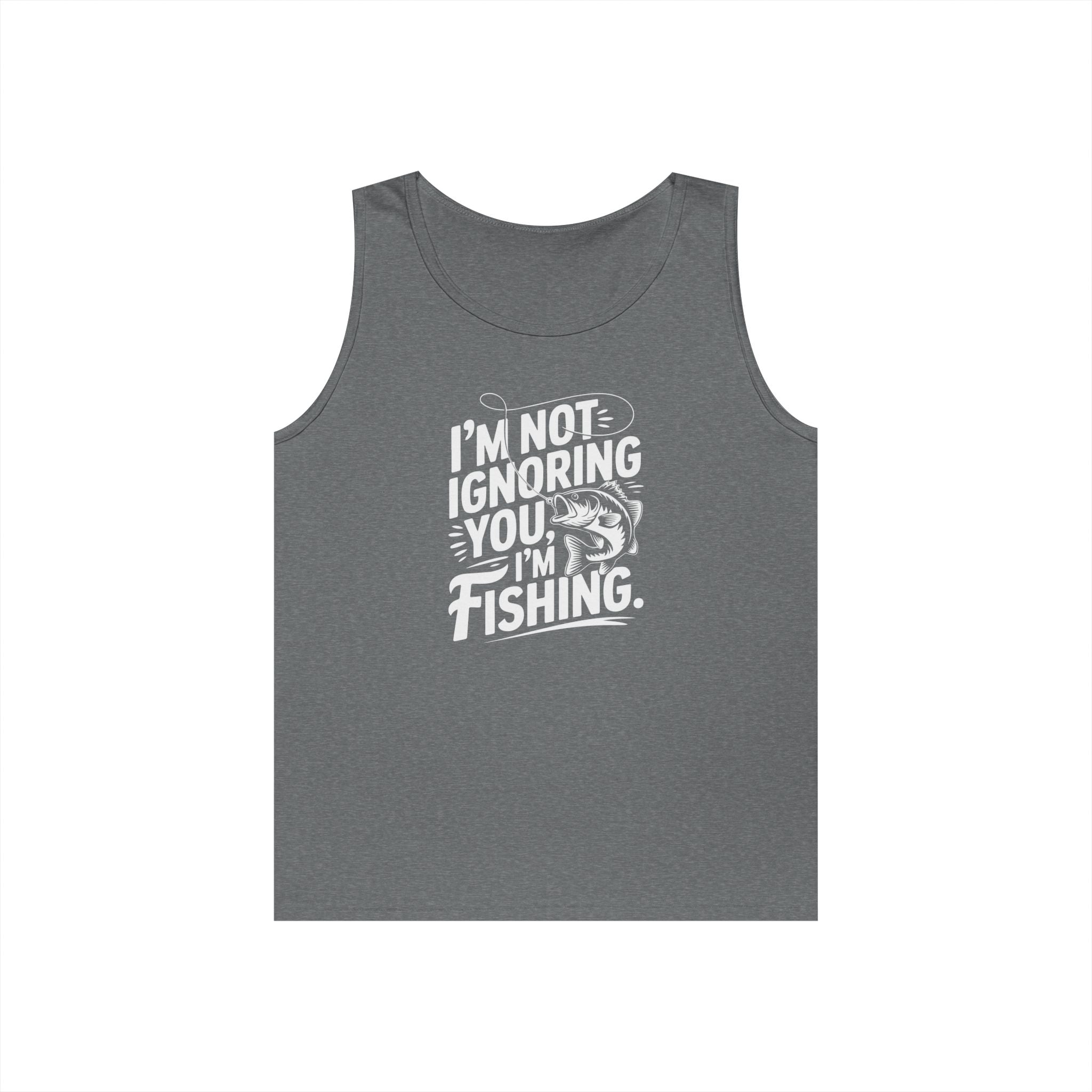I'm Not Ignoring You Heavy Cotton Tank Top