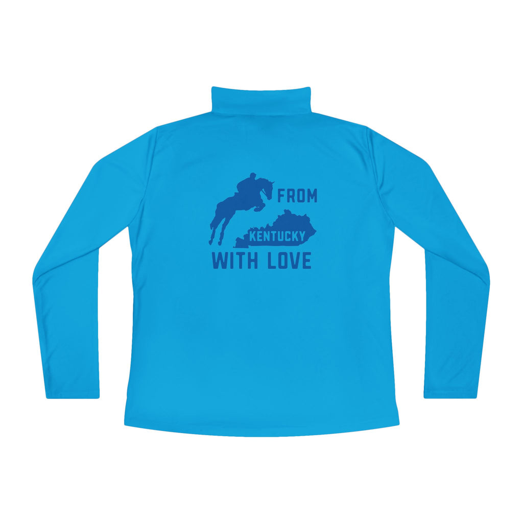 Ladies KY with Love Quarter-Zip Pullover