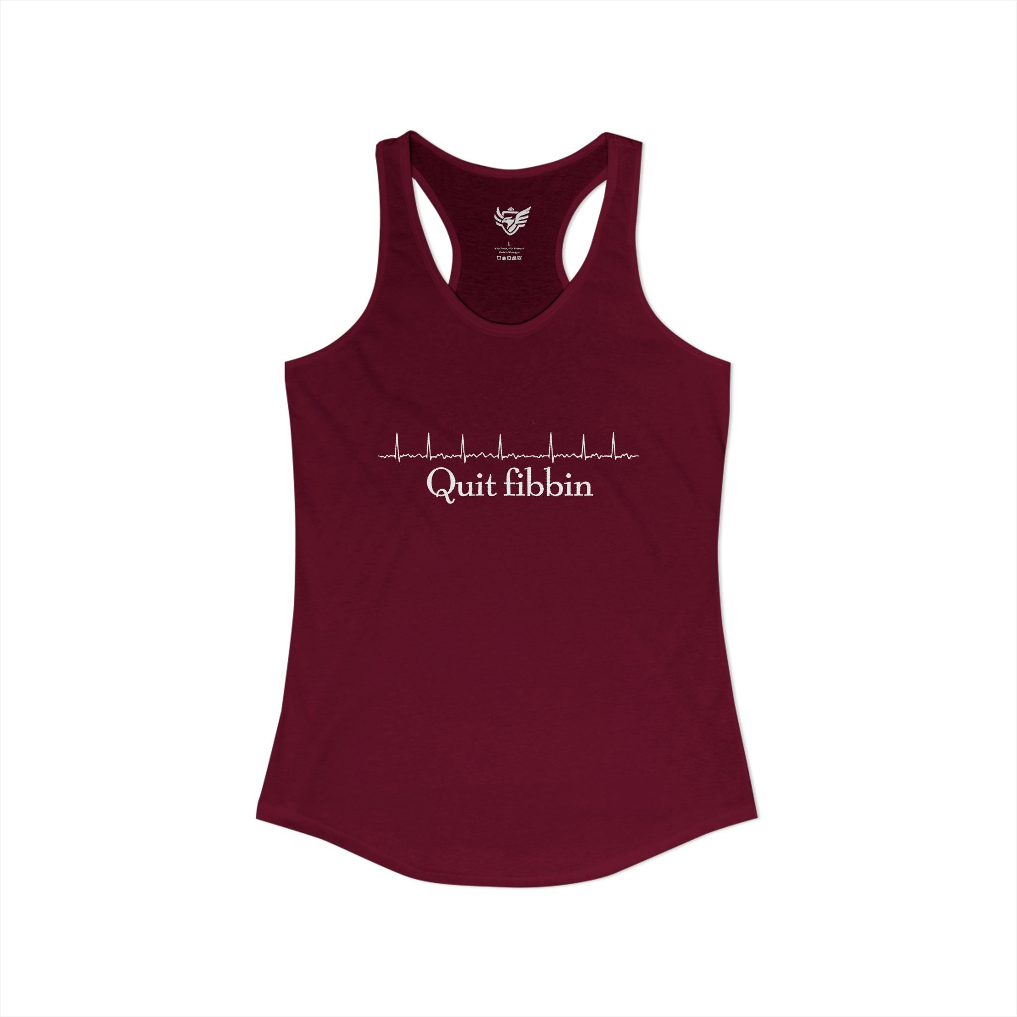 Quit Fibbin' Ideal Racerback Tank