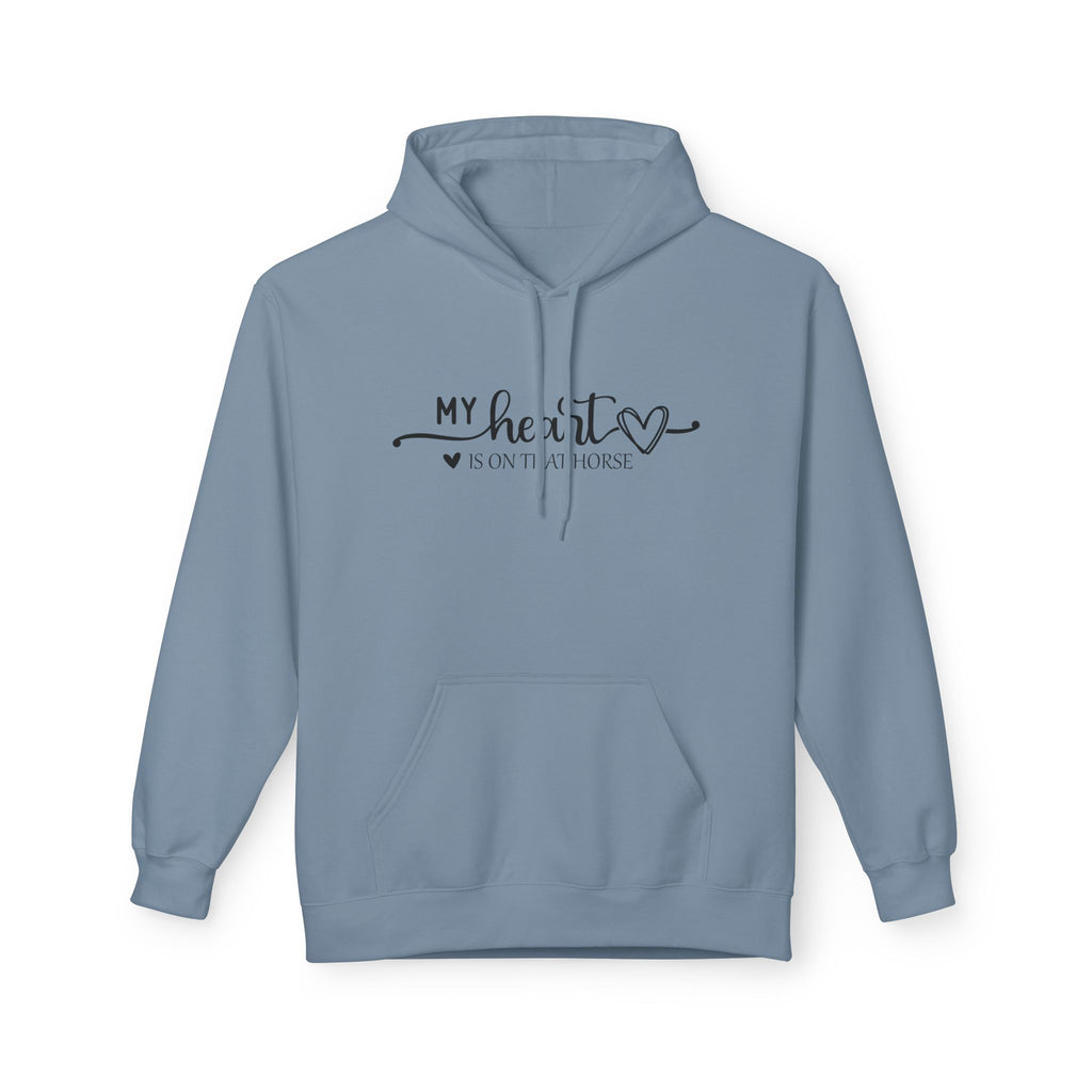Heart on Horse Midweight Softstyle Fleece Hoodie