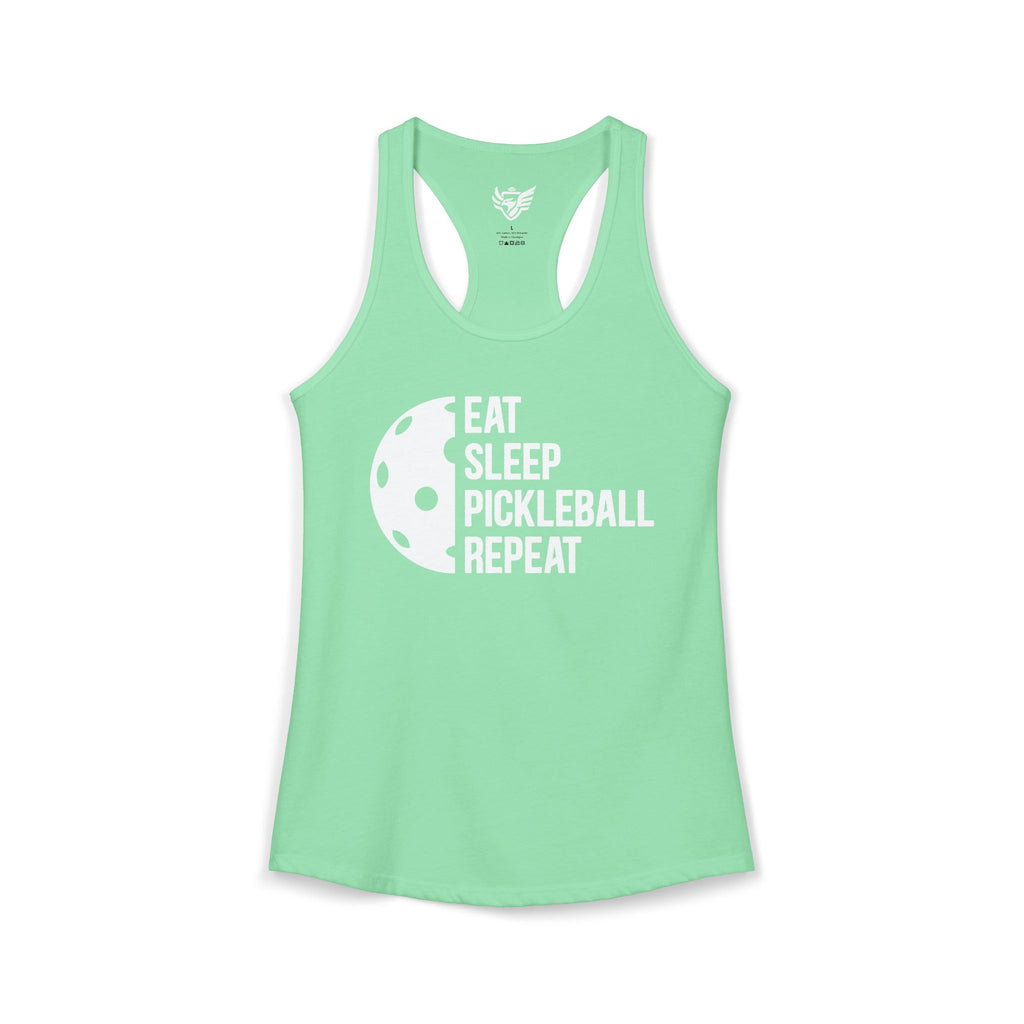 Eat Sleep Pickleball Ideal Racerback Tank