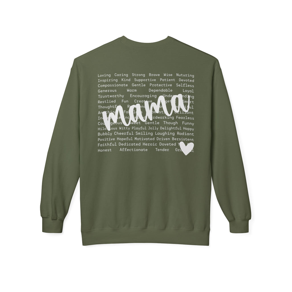 Mama Midweight Softstyle Fleece Crewneck Sweatshirt