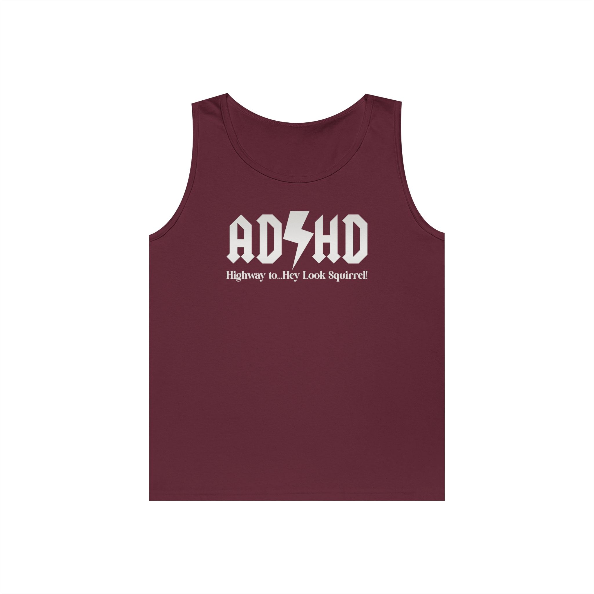 ADHD Highway to... Heavy Cotton Tank Top
