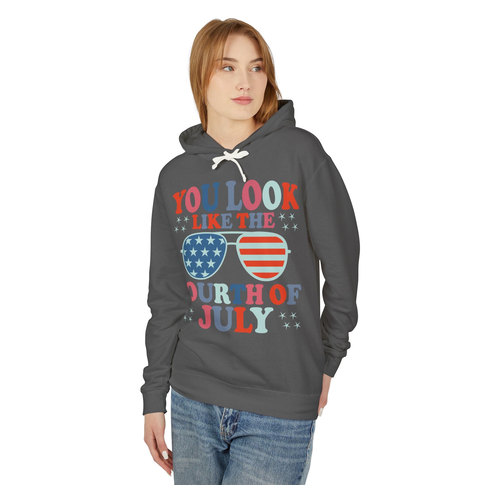 You Look Like Lightweight Hooded Sweatshirt
