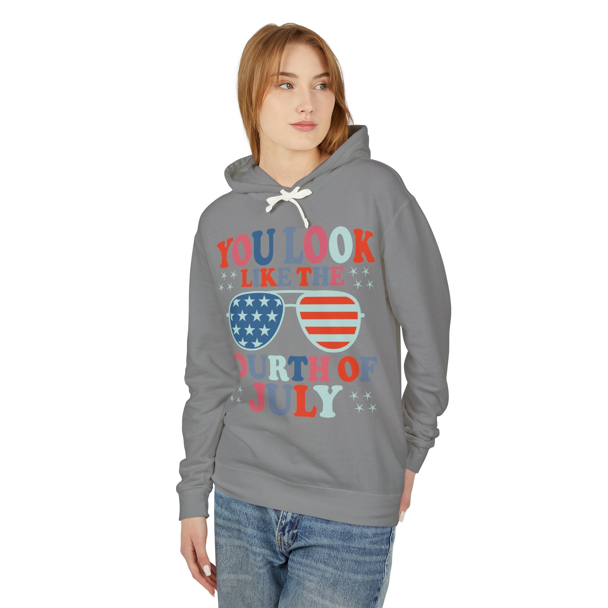 You Look Like Lightweight Hooded Sweatshirt
