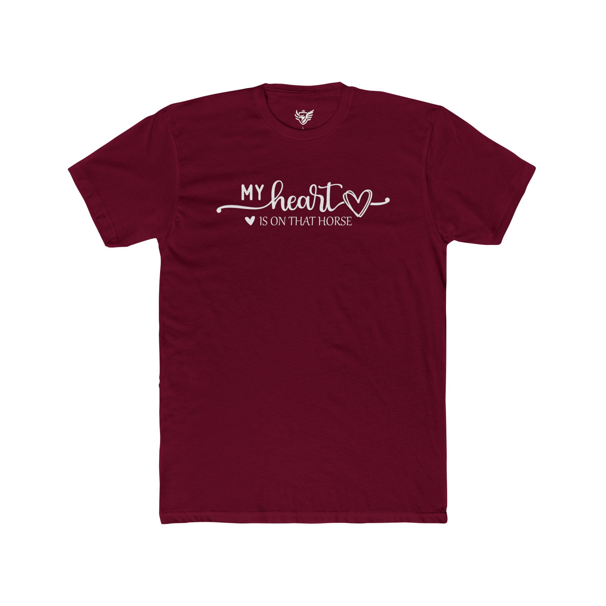 Heart on Horse Cotton Crew Tee