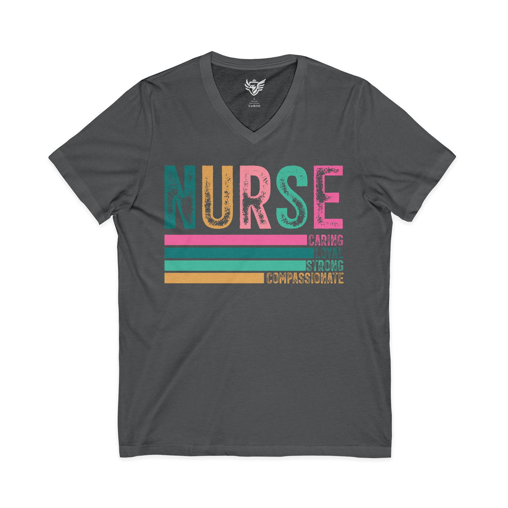 Nurse Jersey Short Sleeve V-Neck Tee