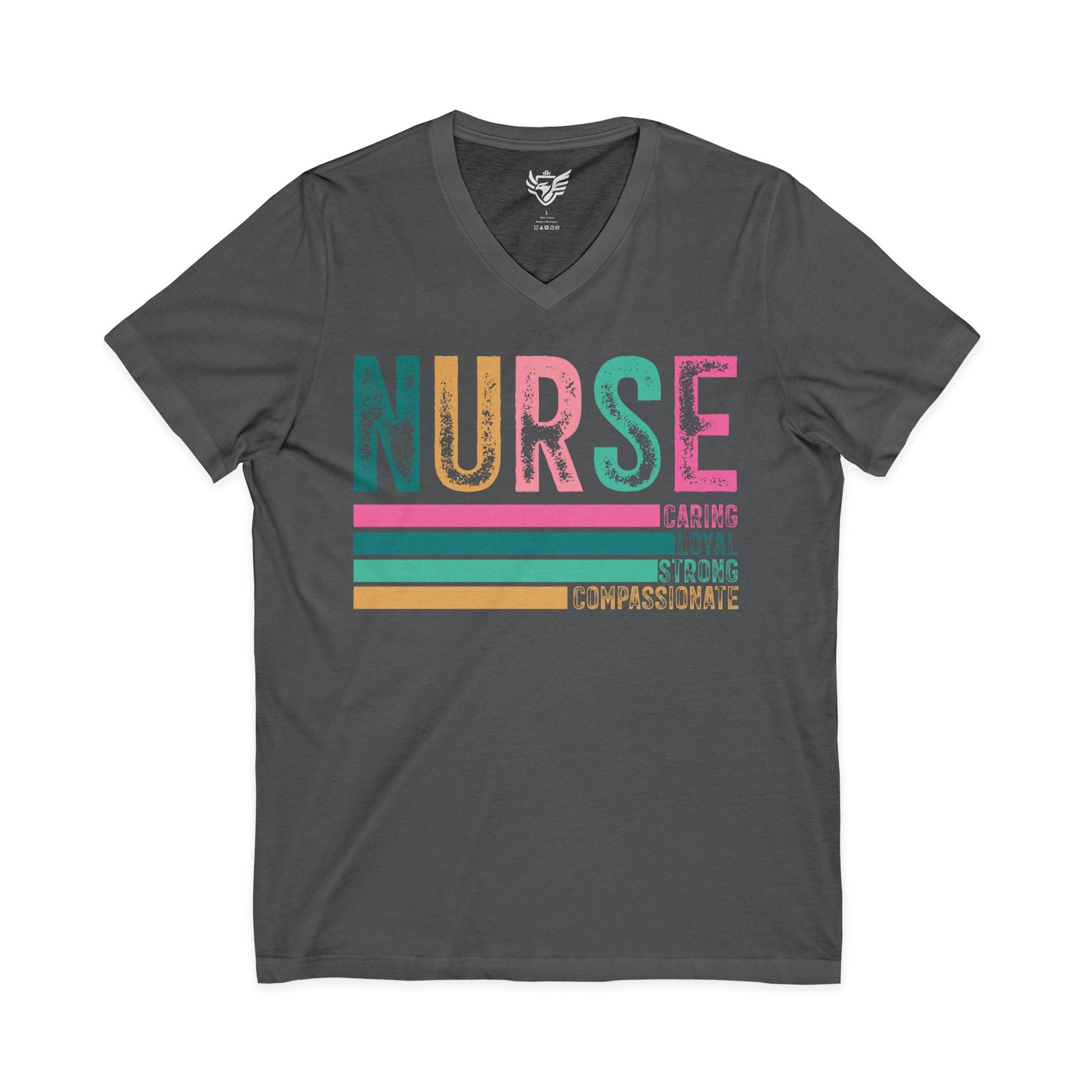 Nurse Jersey Short Sleeve V-Neck Tee