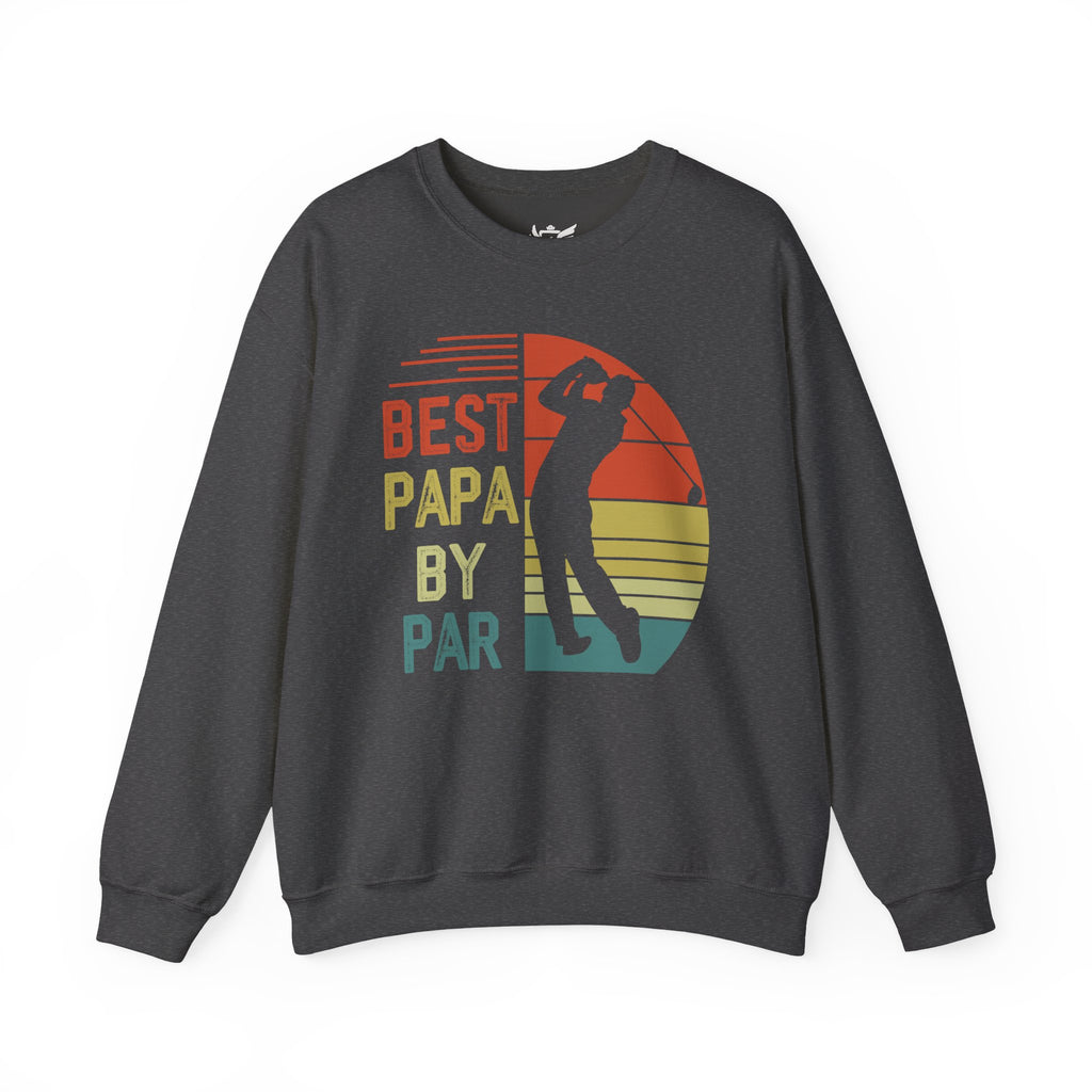 Best Papa By Par Heavy Blend™ Crewneck Sweatshirt