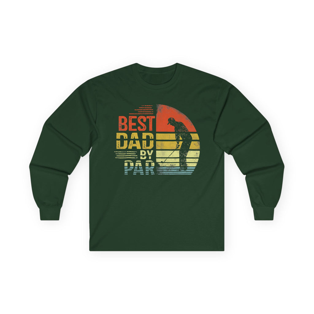 Best Dad By Par Cotton Long Sleeve Tee