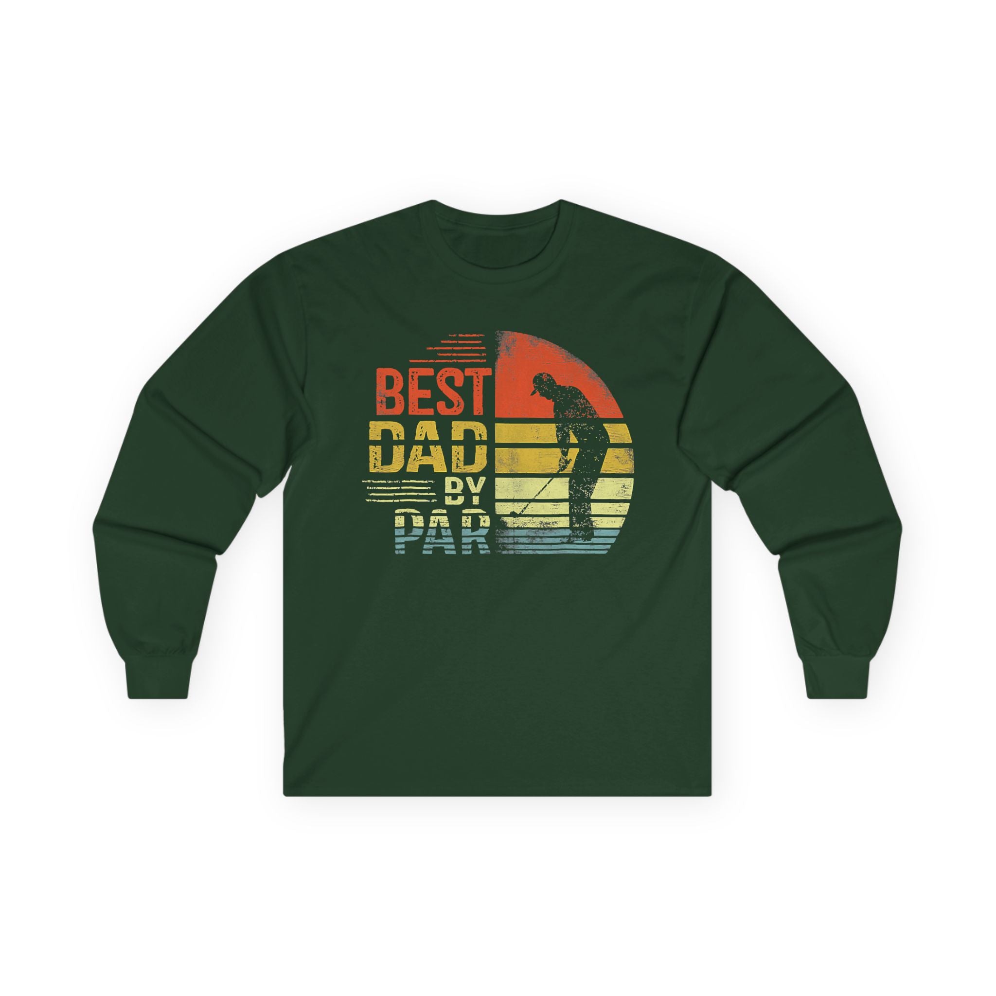 Best Dad By Par Cotton Long Sleeve Tee