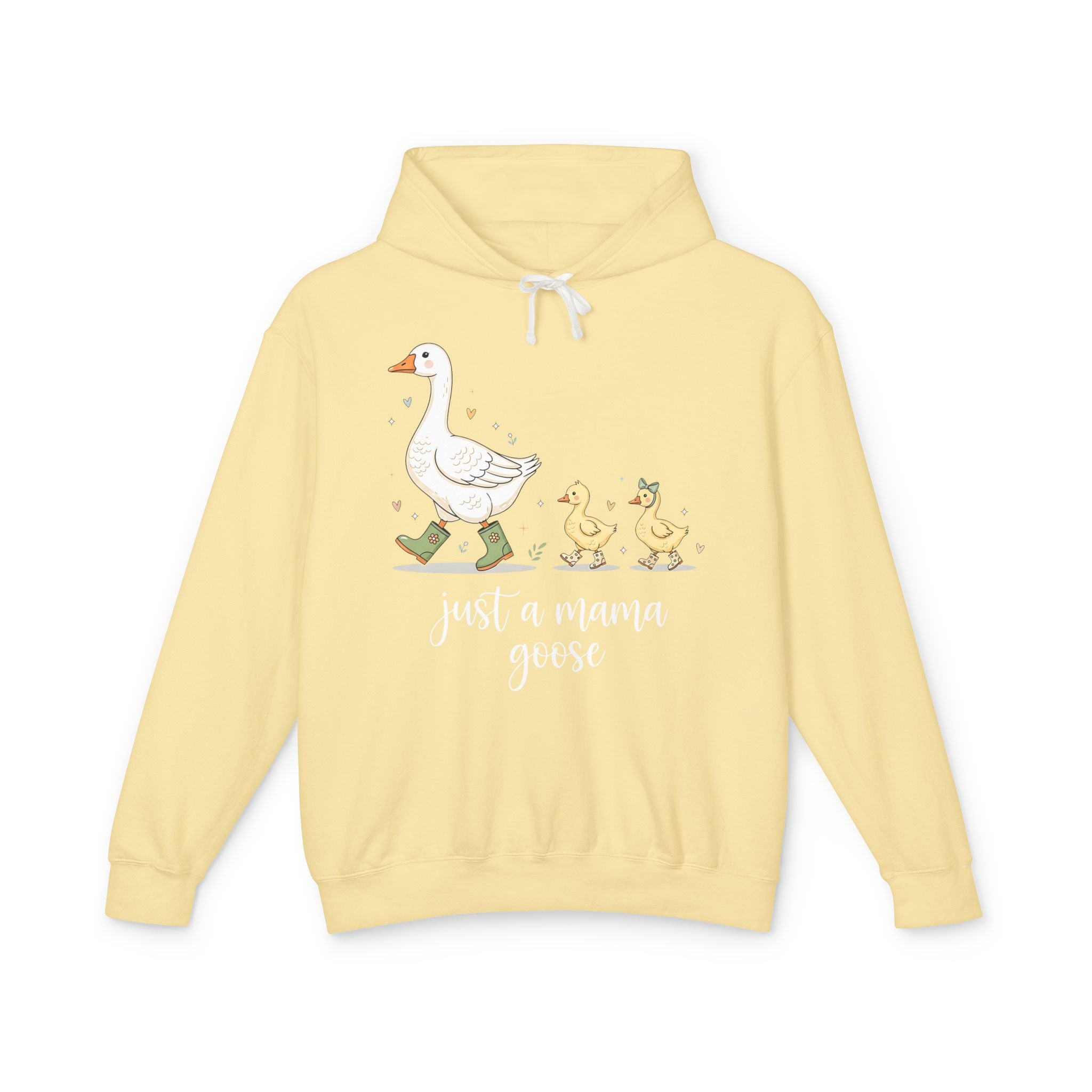 Just A Momma Goose Lightweight Hooded Sweatshirt