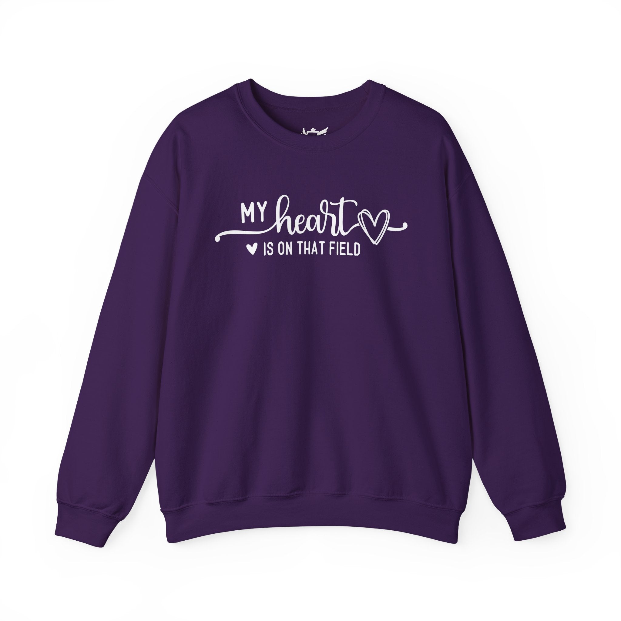 My Heart is on that Field Heavy Blend™ Crewneck Sweatshirt