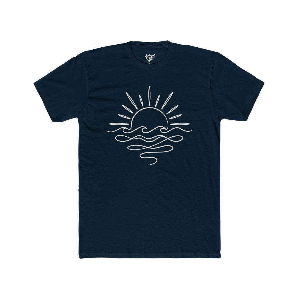 Sunny Sea Cotton Crew Tee