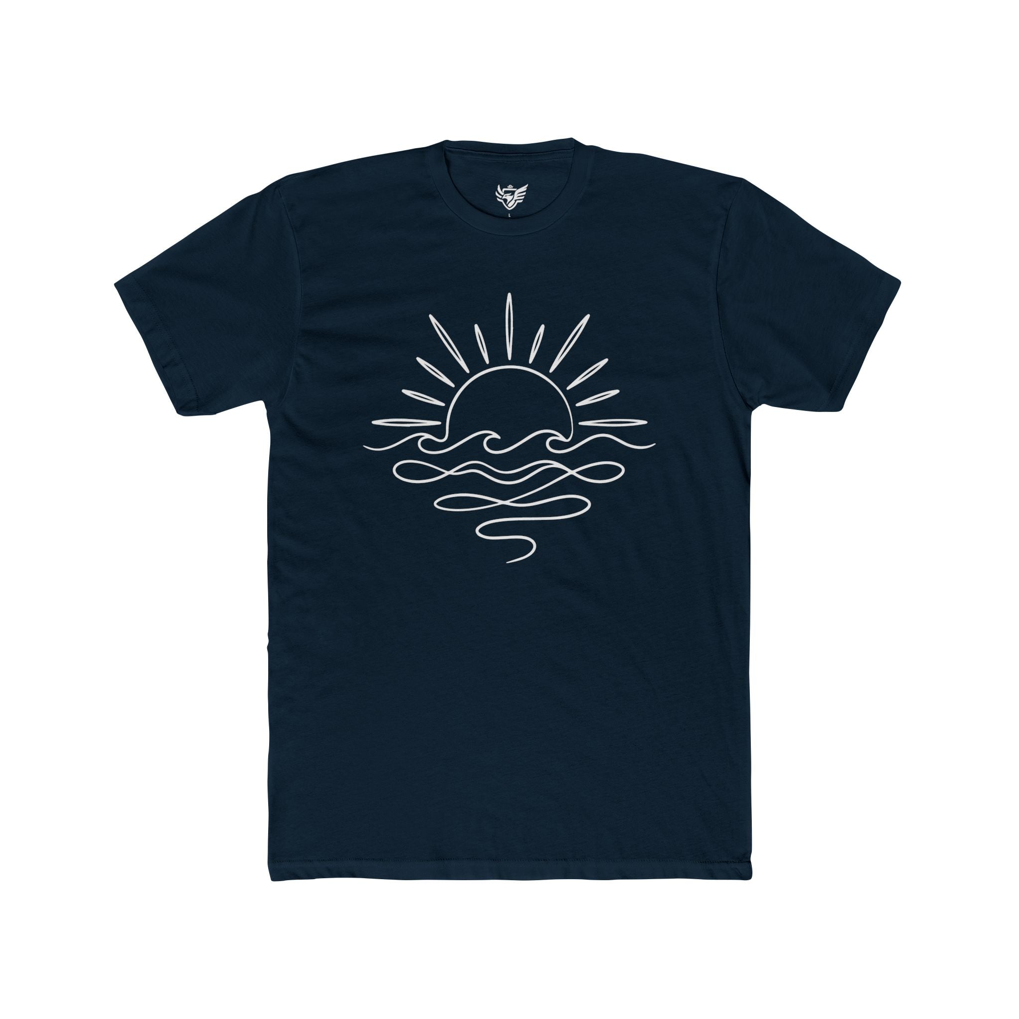 Sunny Sea Cotton Crew Tee