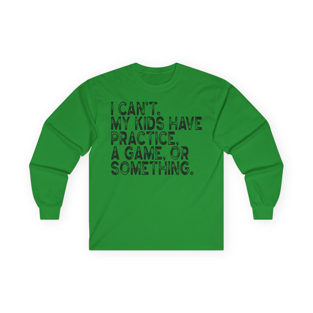 Busy Parents Cotton Long Sleeve Tee