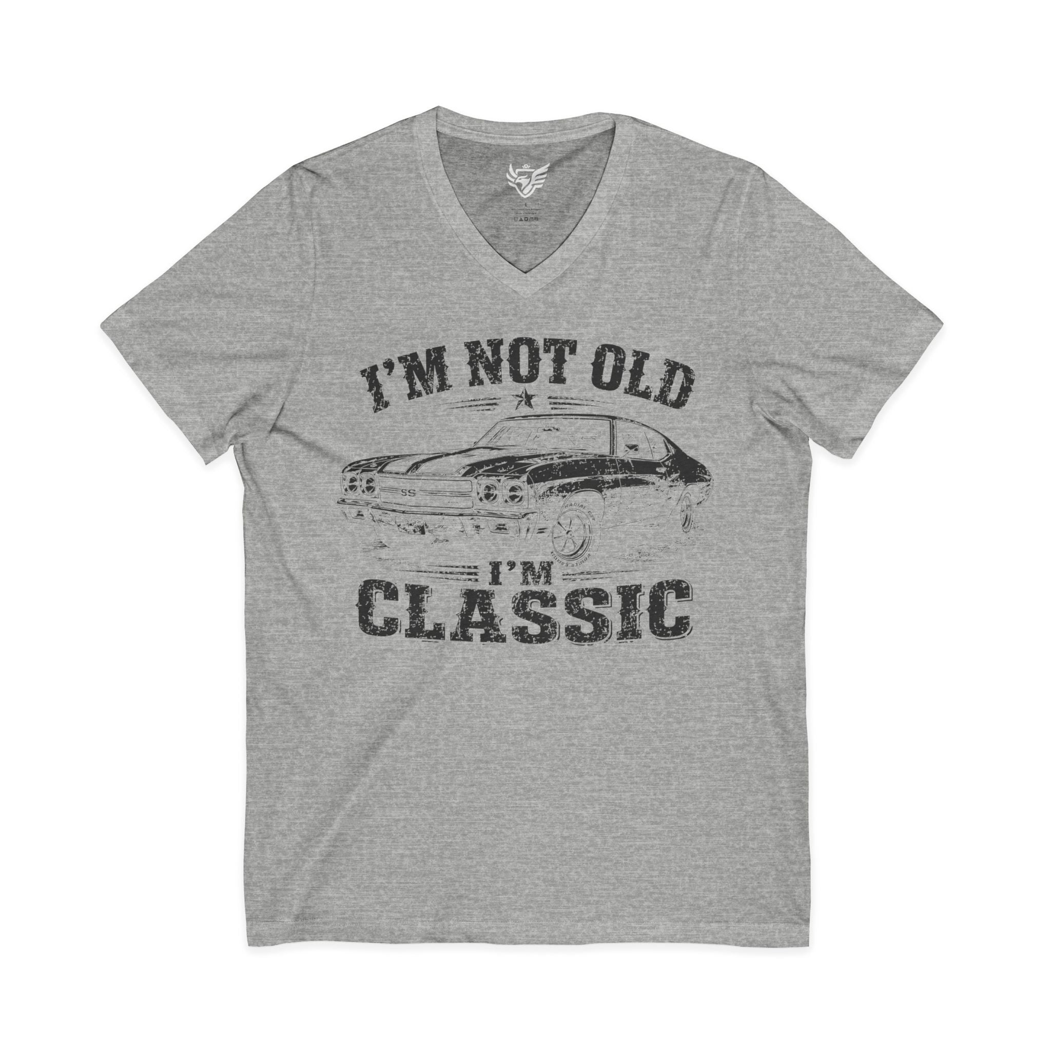 Not Old, Classic Jersey Short Sleeve V-Neck Tee
