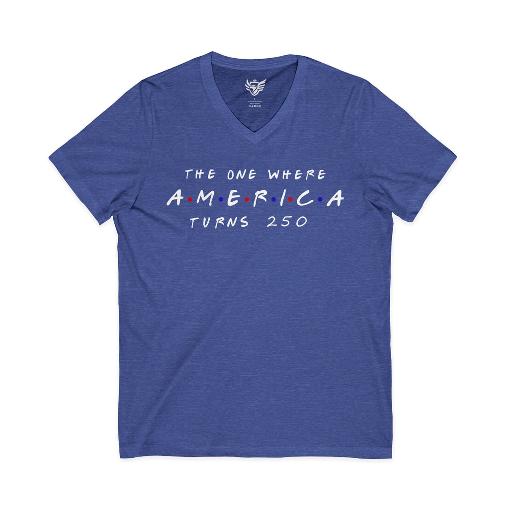 The One Where Jersey Short Sleeve V-Neck Tee