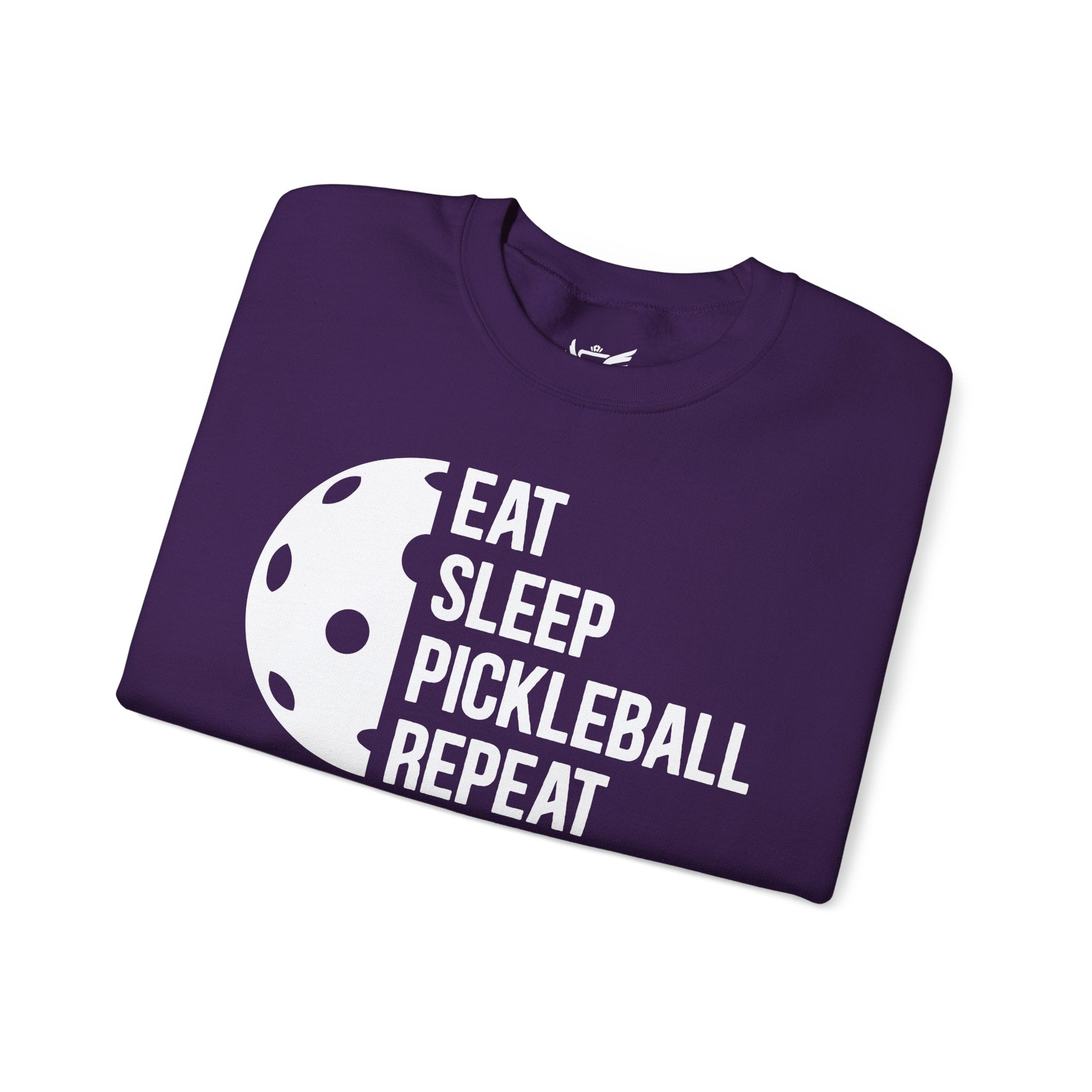 Eat Sleep Pickleball Repeat Heavy Blend™ Crewneck Sweatshirt