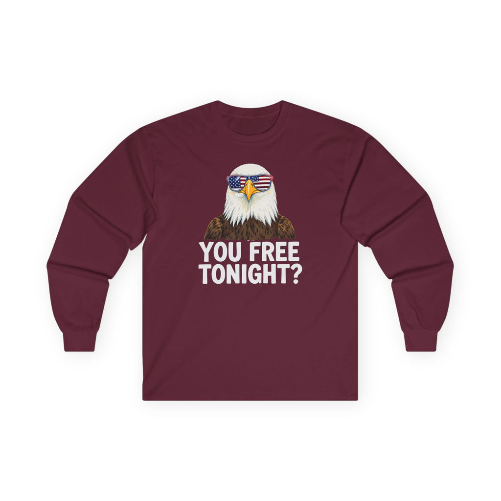 You Free Tonight? Cotton Long Sleeve Tee