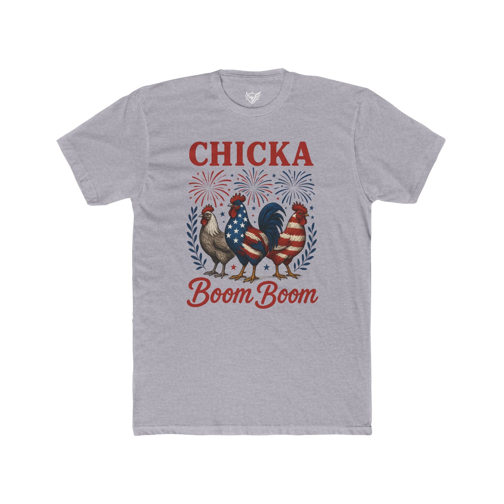 Chicka Boom Boom Cotton Crew Tee