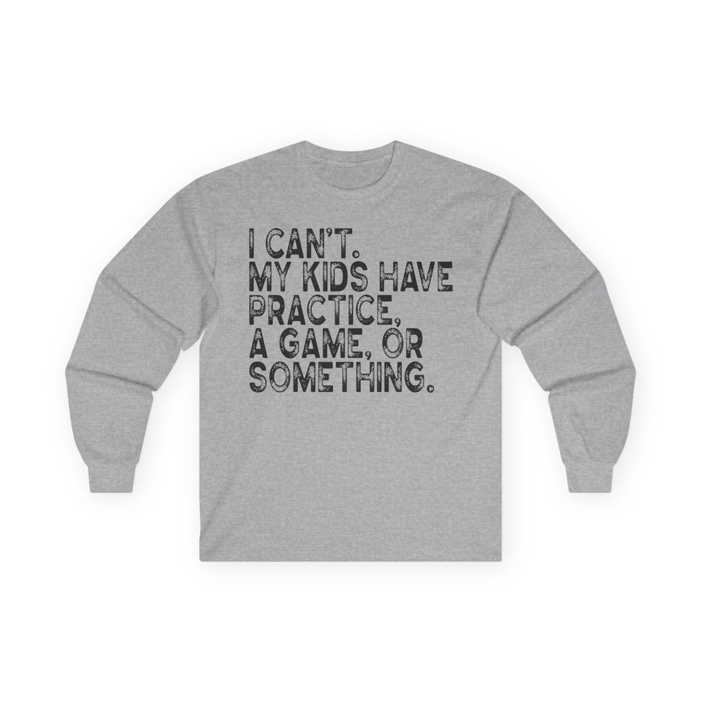 Busy Parents Cotton Long Sleeve Tee