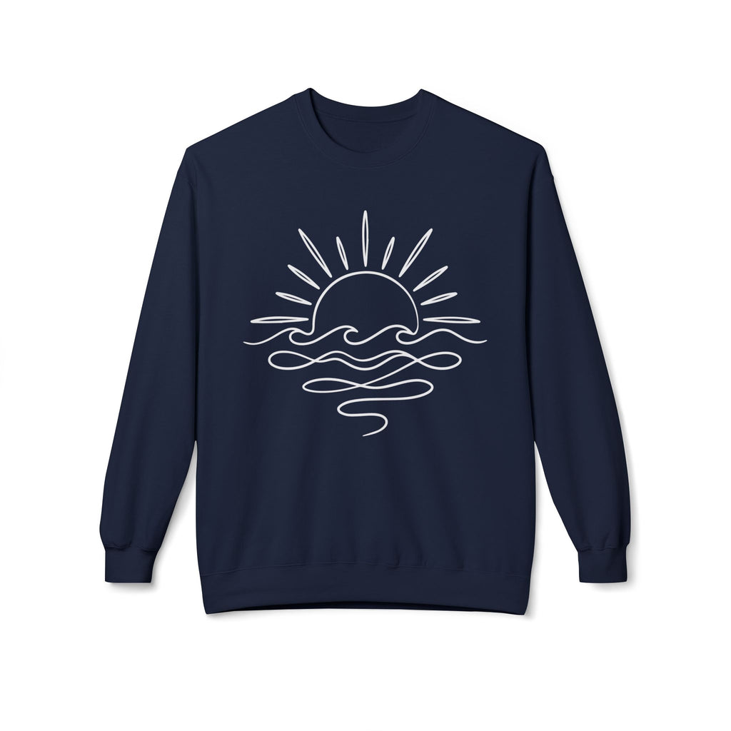 Sunny Sea Midweight Softstyle Fleece Crewneck Sweatshirt
