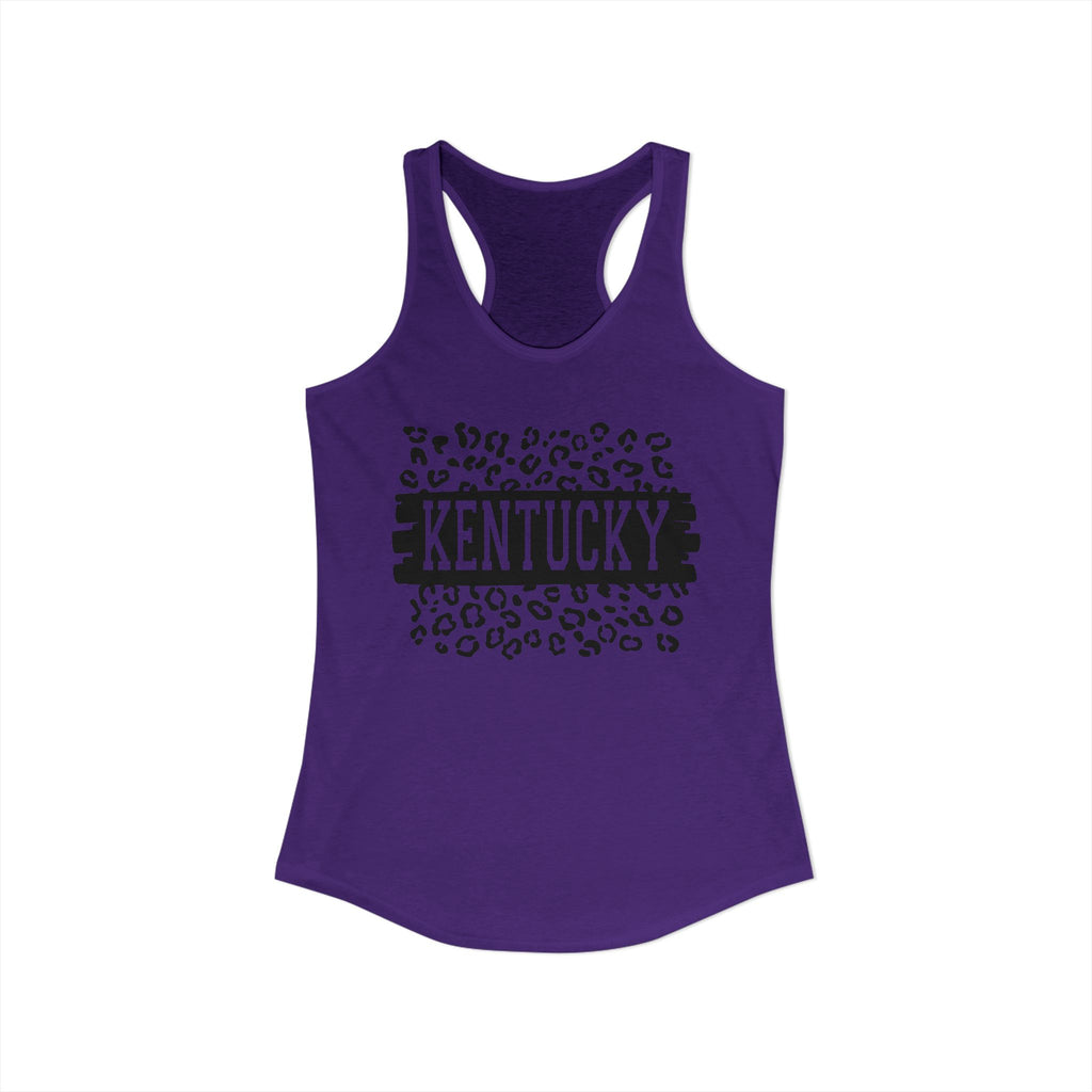 Women's KY Leopard Ideal Racerback Tank