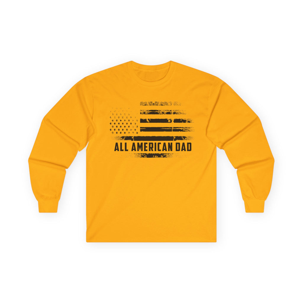 All American Dad Cotton Long Sleeve Tee