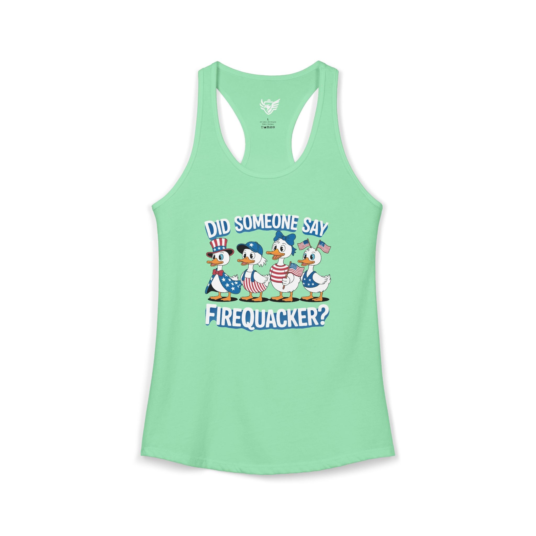 Firequackers Ideal Racerback Tank