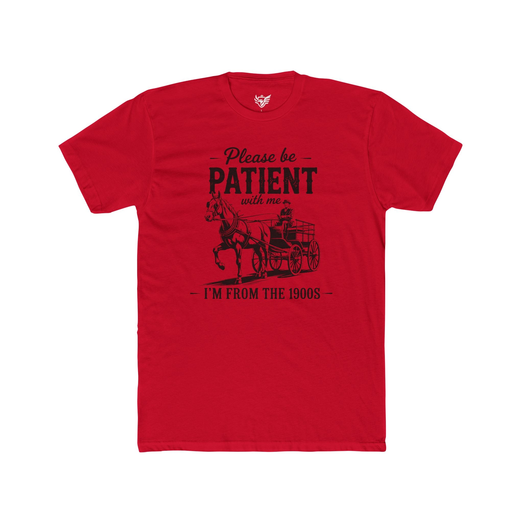 Please Be Patient With Me I'm From the 1900s Cotton Crew Tee