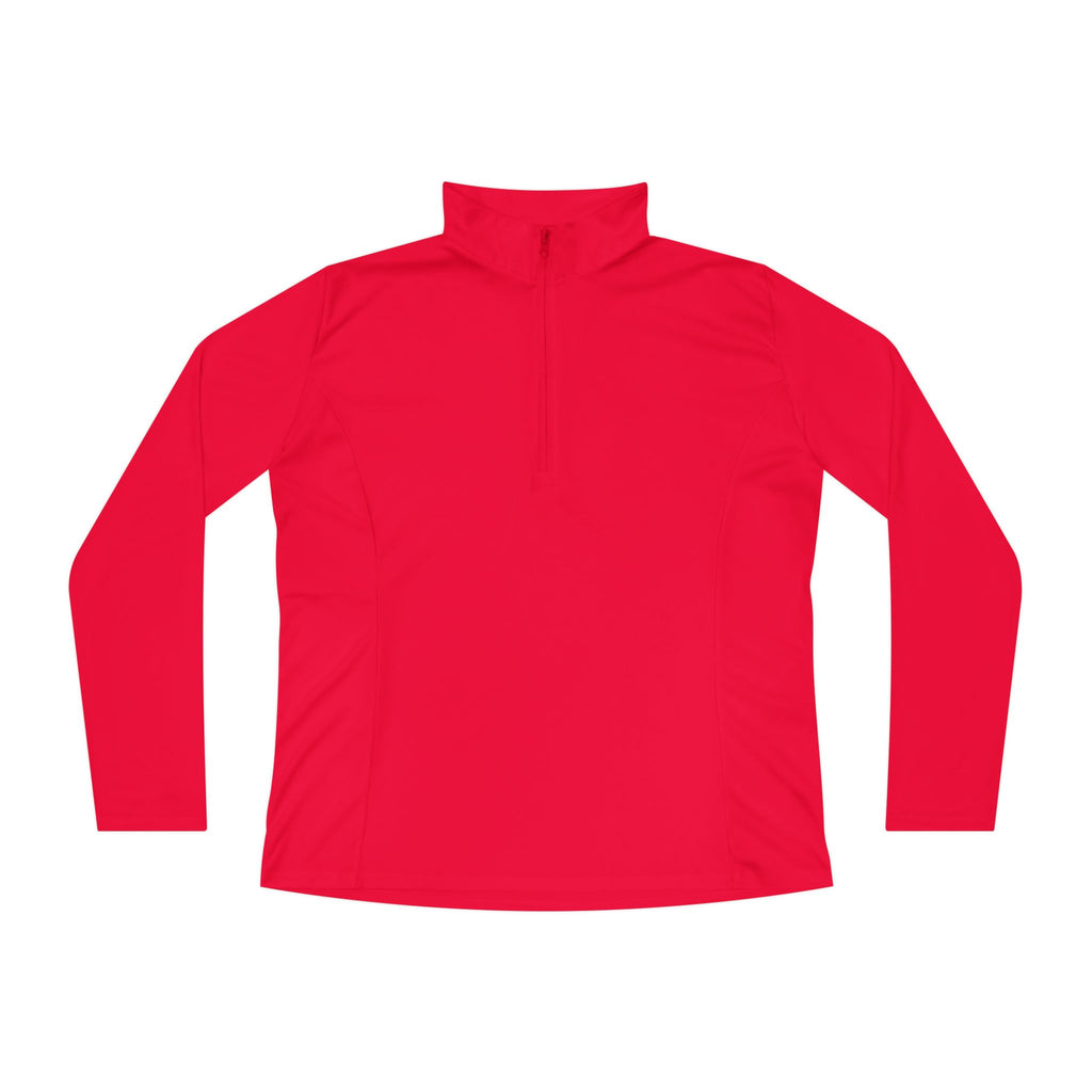 Ladies KY Leopard Quarter-Zip Pullover