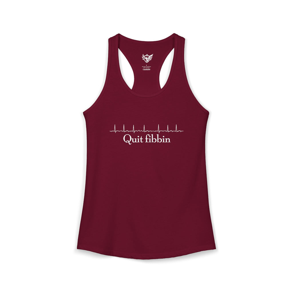 Quit Fibbin' Ideal Racerback Tank
