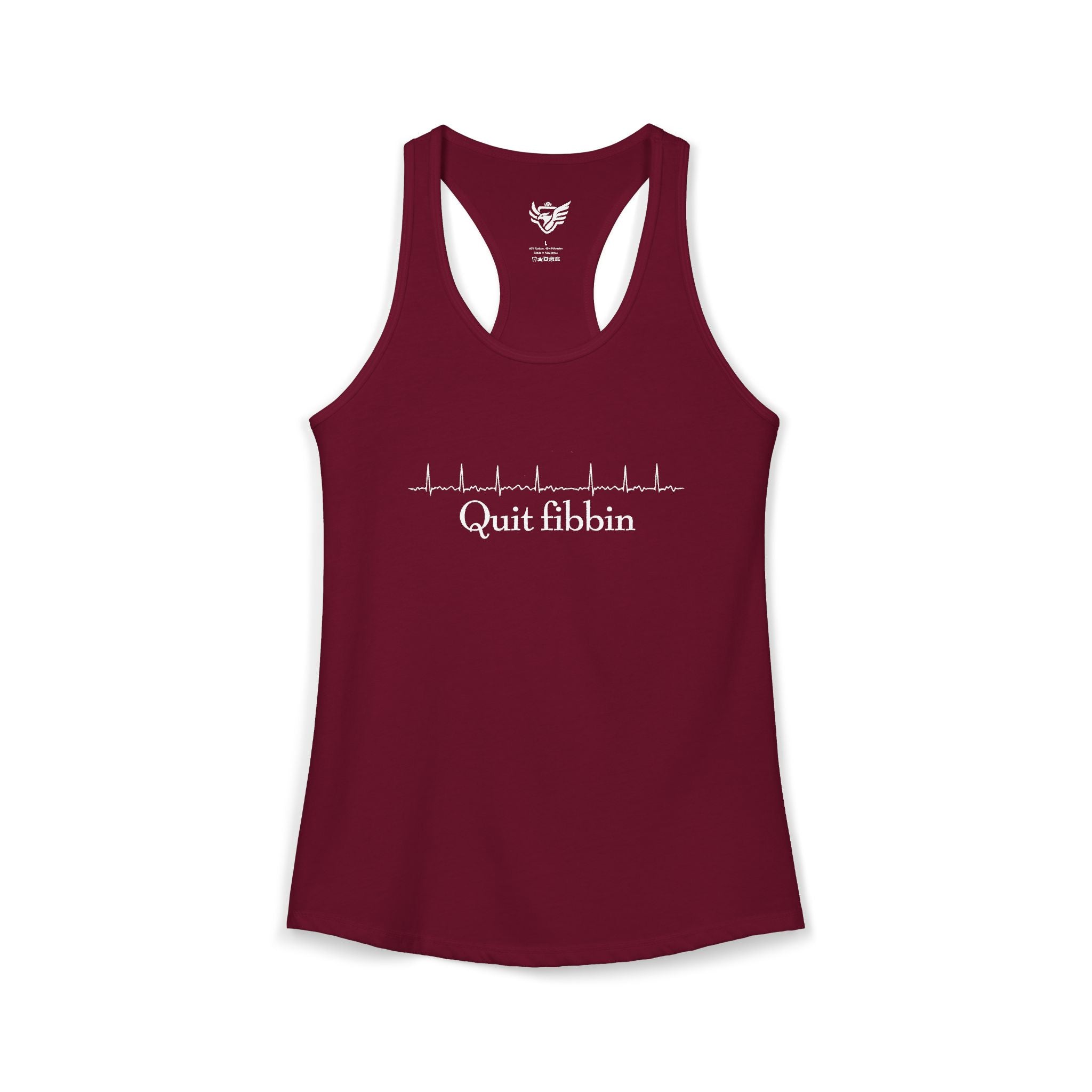 Quit Fibbin' Ideal Racerback Tank