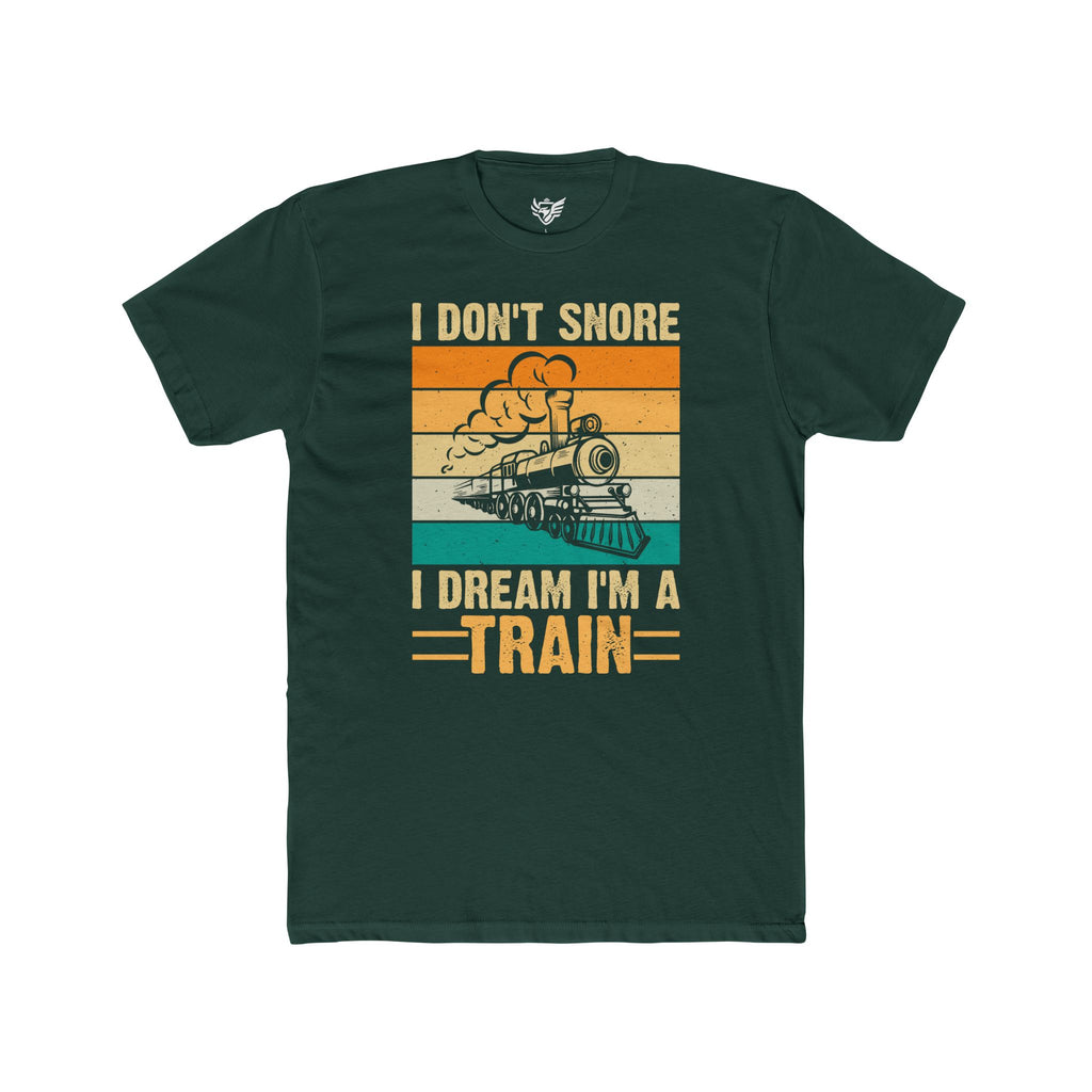 I Don't Snore Cotton Crew Tee