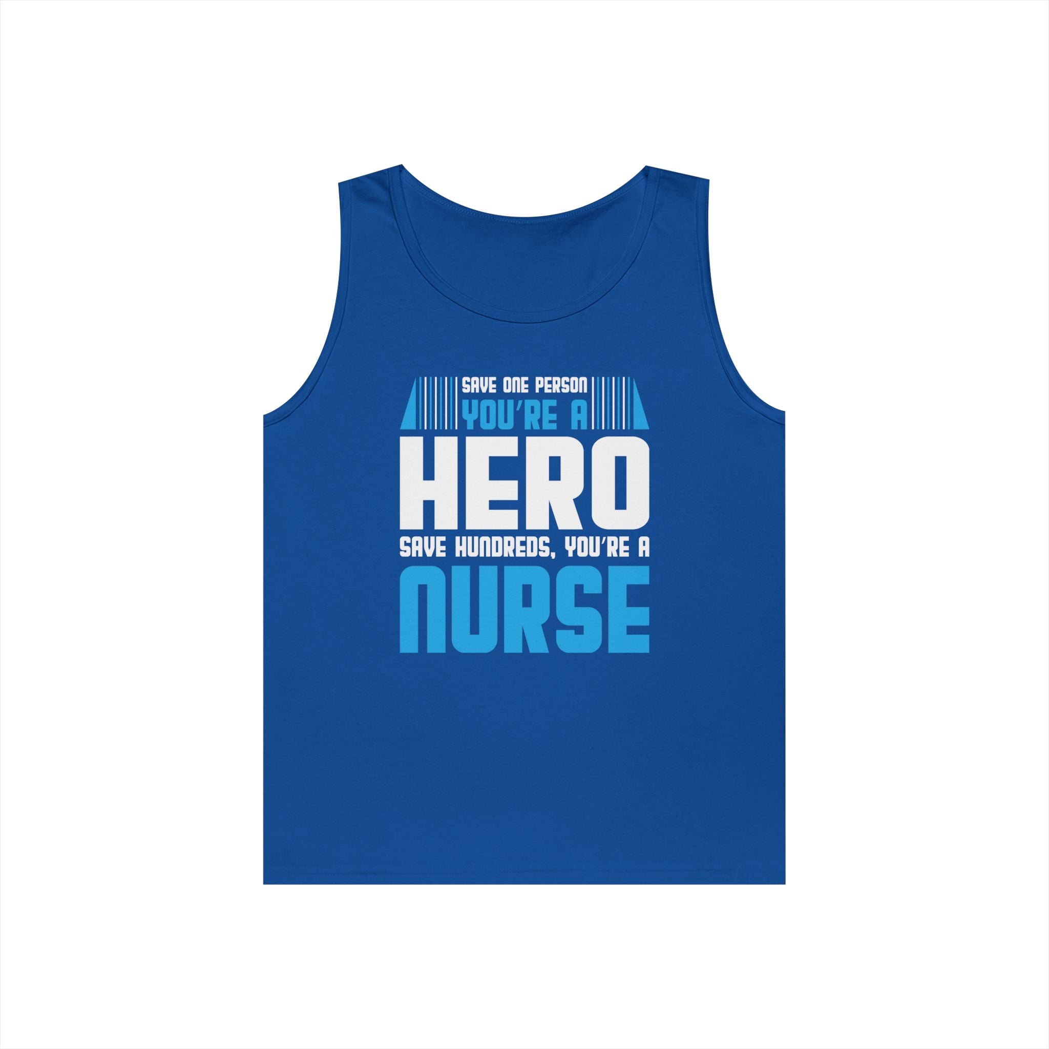 Nurses Are Heros Heavy Cotton Tank Top