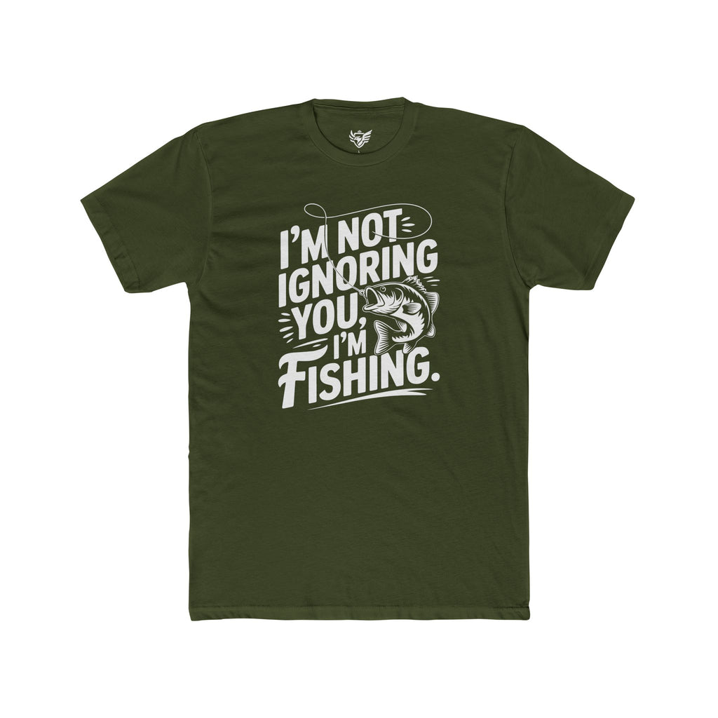 I'm Not Ignoring You Cotton Crew Tee