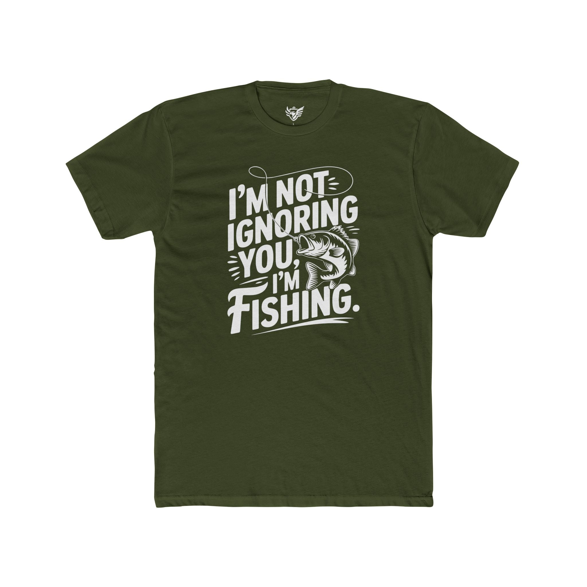 I'm Not Ignoring You Cotton Crew Tee