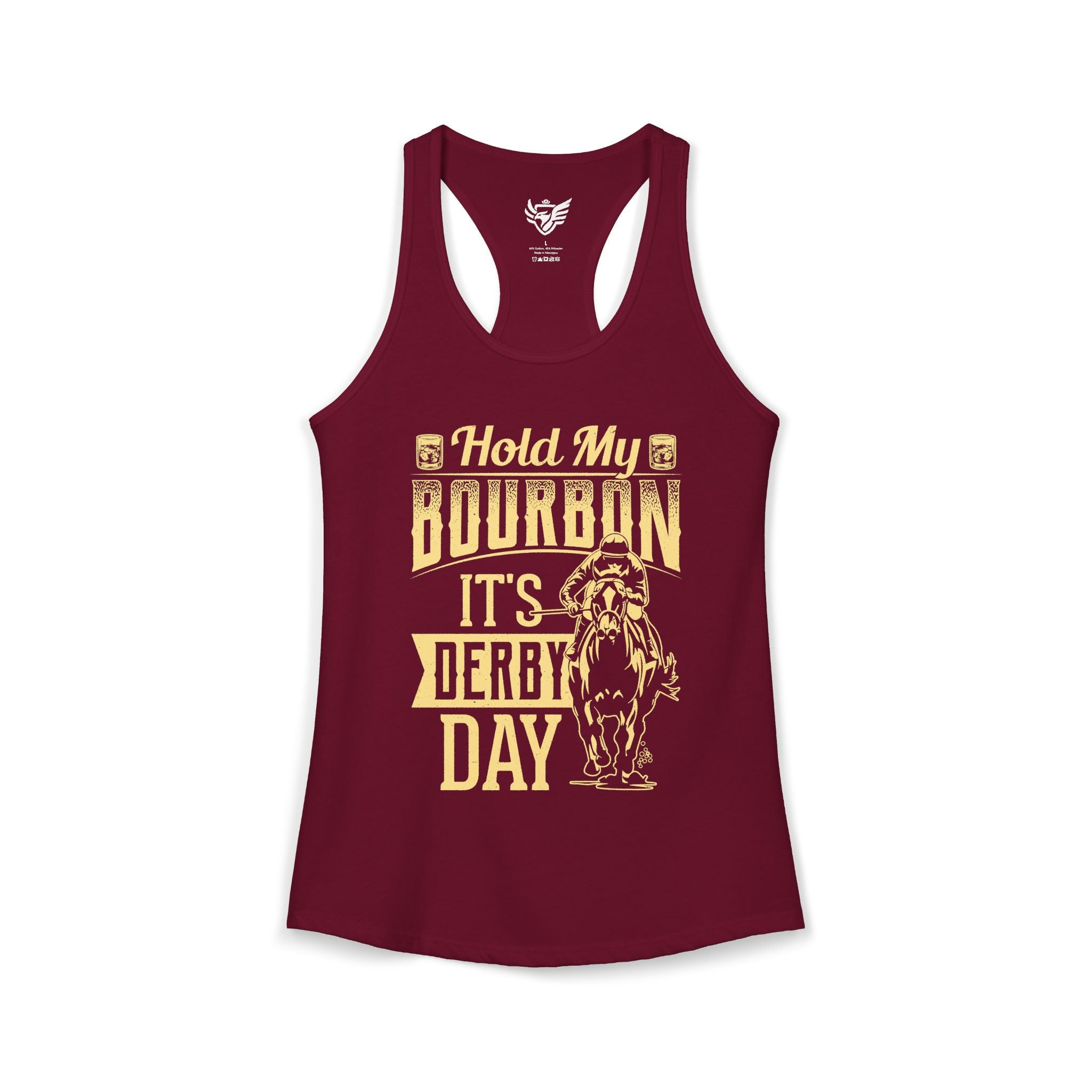 Derby Day Ideal Racerback Tank