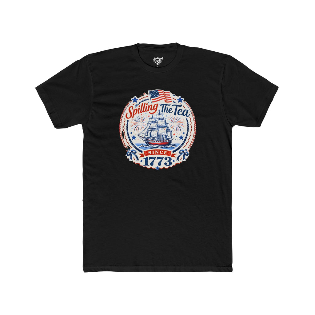 Spilling The Tea Cotton Crew Tee