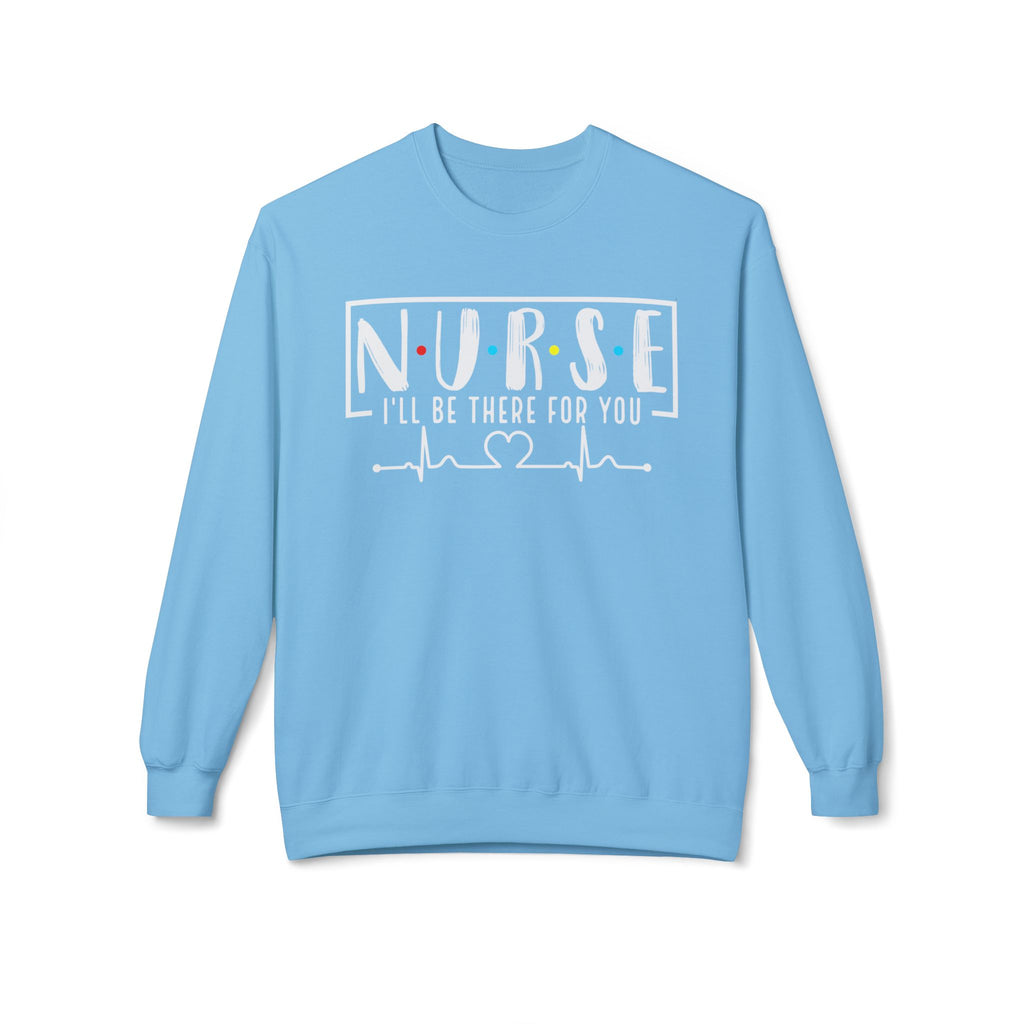 Friend's Theme Nurse Midweight Softstyle Fleece Crewneck Sweatshirt