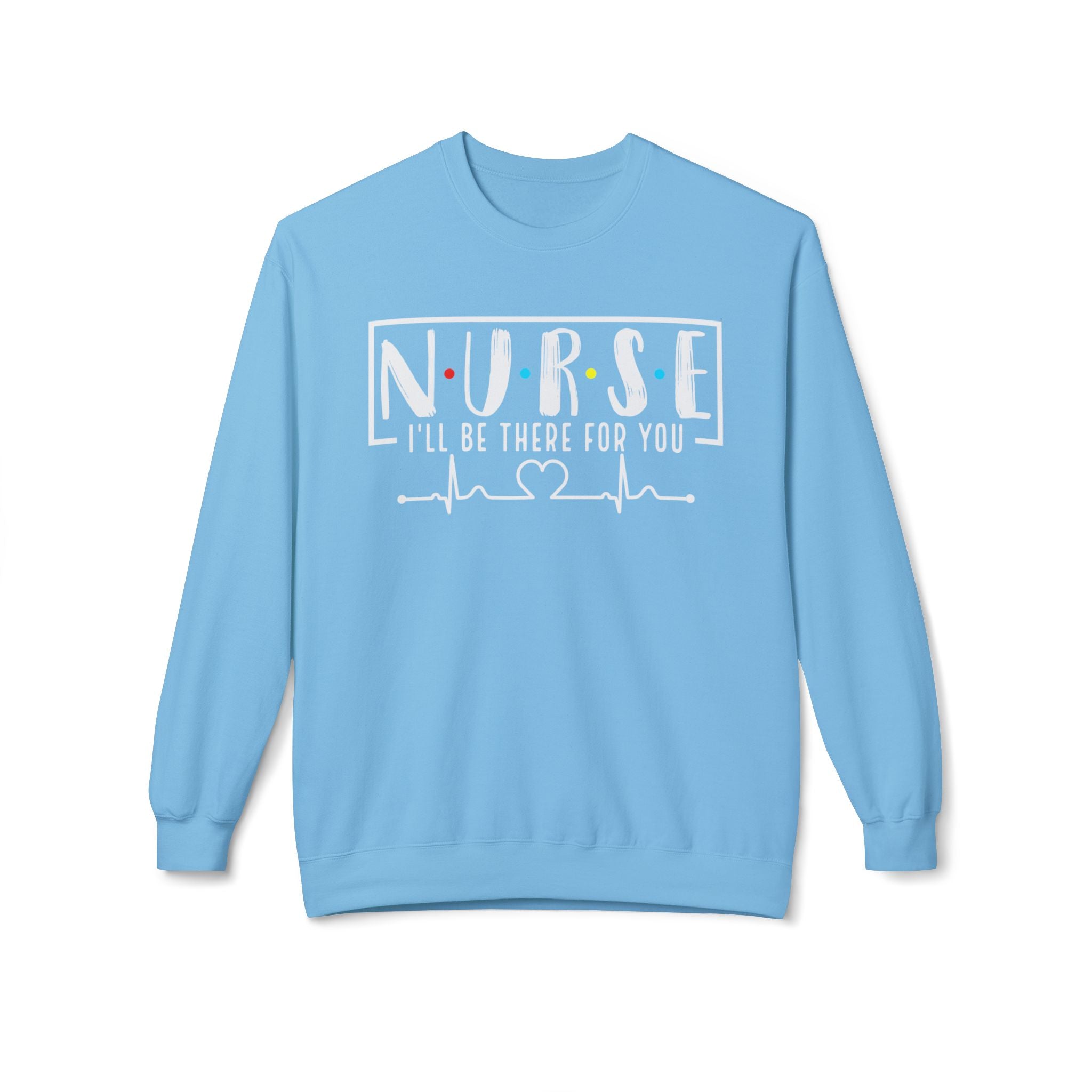 Friend's Theme Nurse Midweight Softstyle Fleece Crewneck Sweatshirt